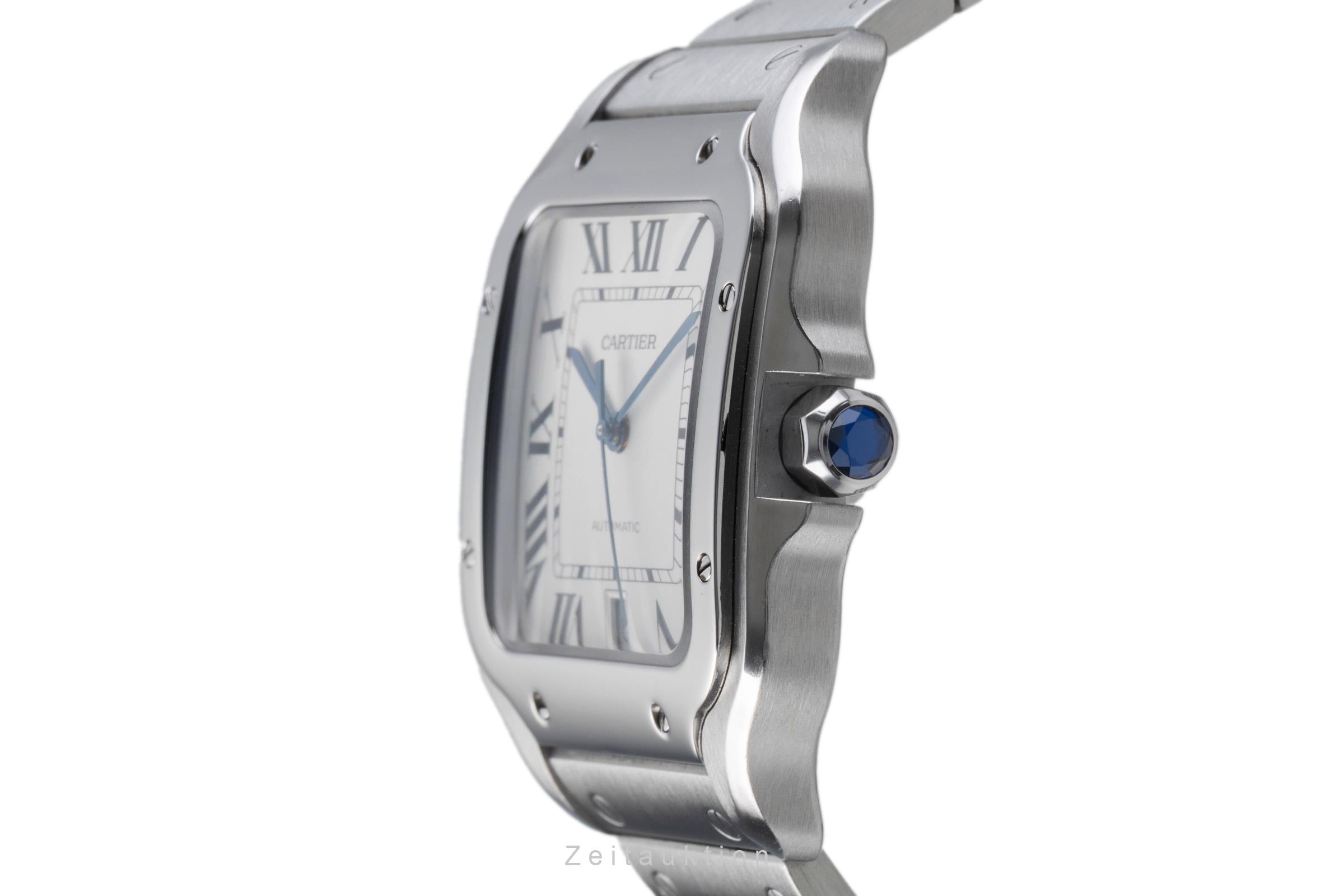 Cartier Santos acero automático reloj para caballeros WSSA0009 LP: 8850EUR  [2506566]