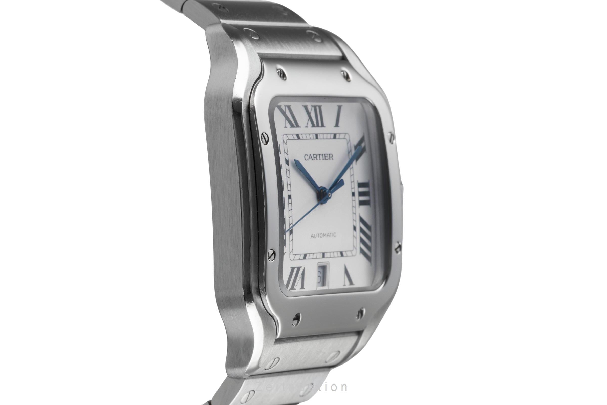 Cartier Santos acero automático reloj para caballeros WSSA0009 LP: 8850EUR  [2506566]