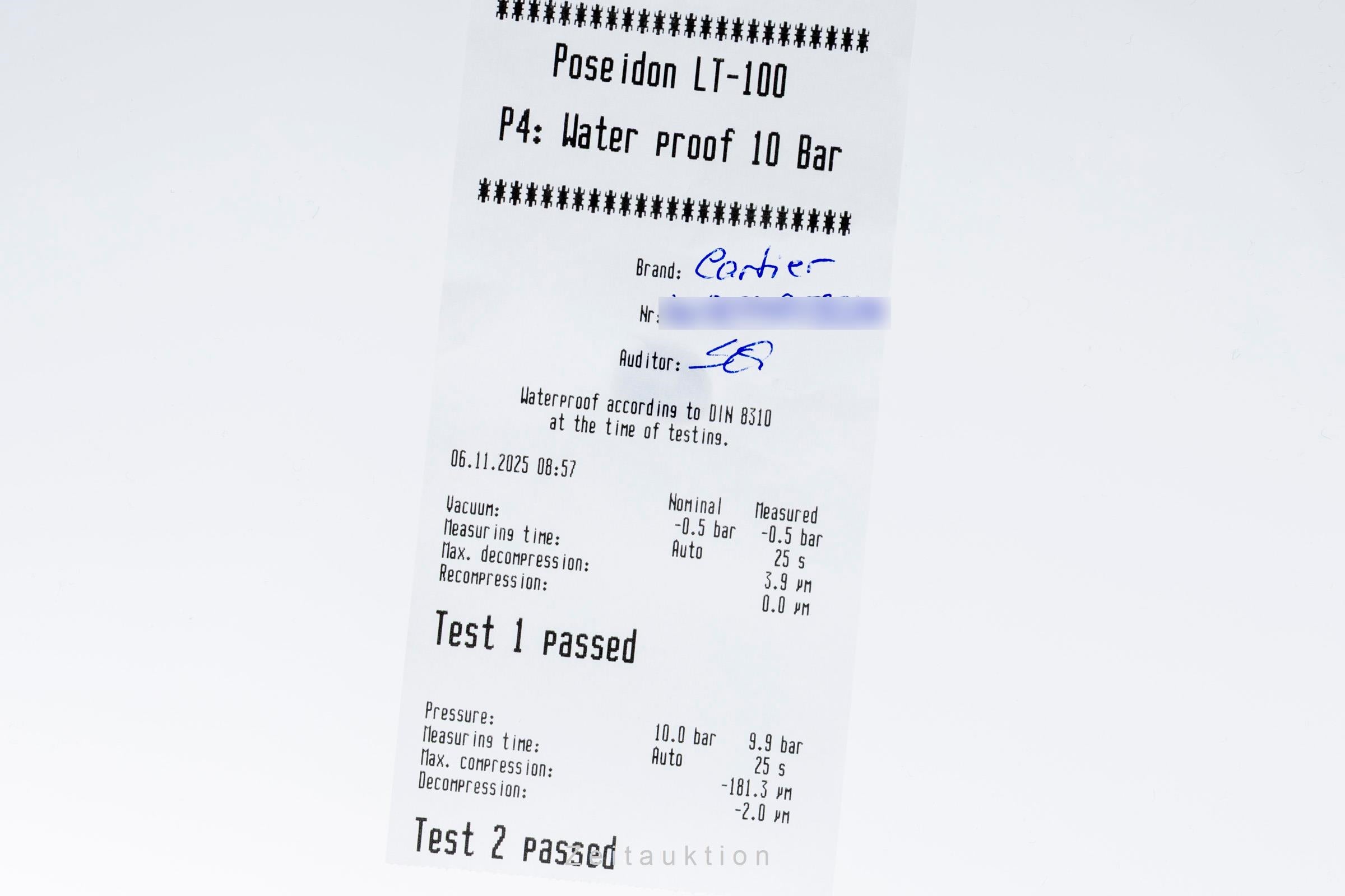 Cartier Santos acero automático reloj para caballeros WSSA0009 LP: 8850EUR  [2506566]