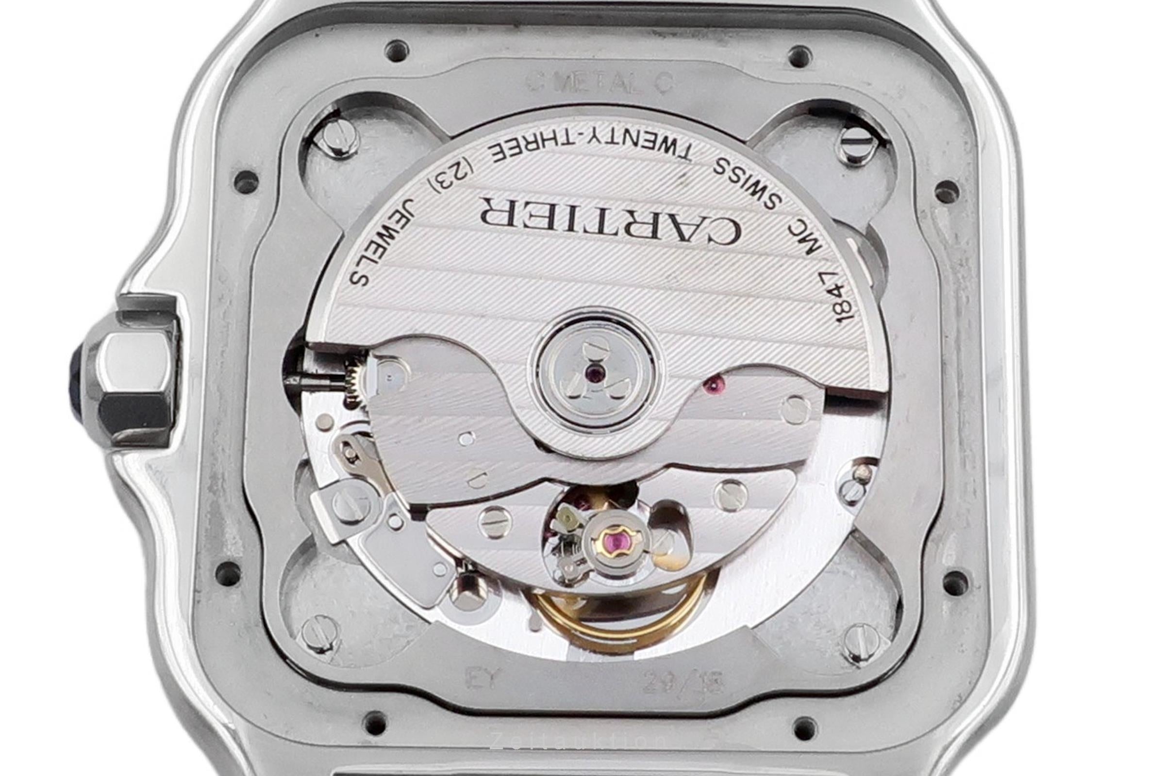 Cartier Santos acero automático reloj para caballeros WSSA0009 LP: 8850EUR  [2506566]