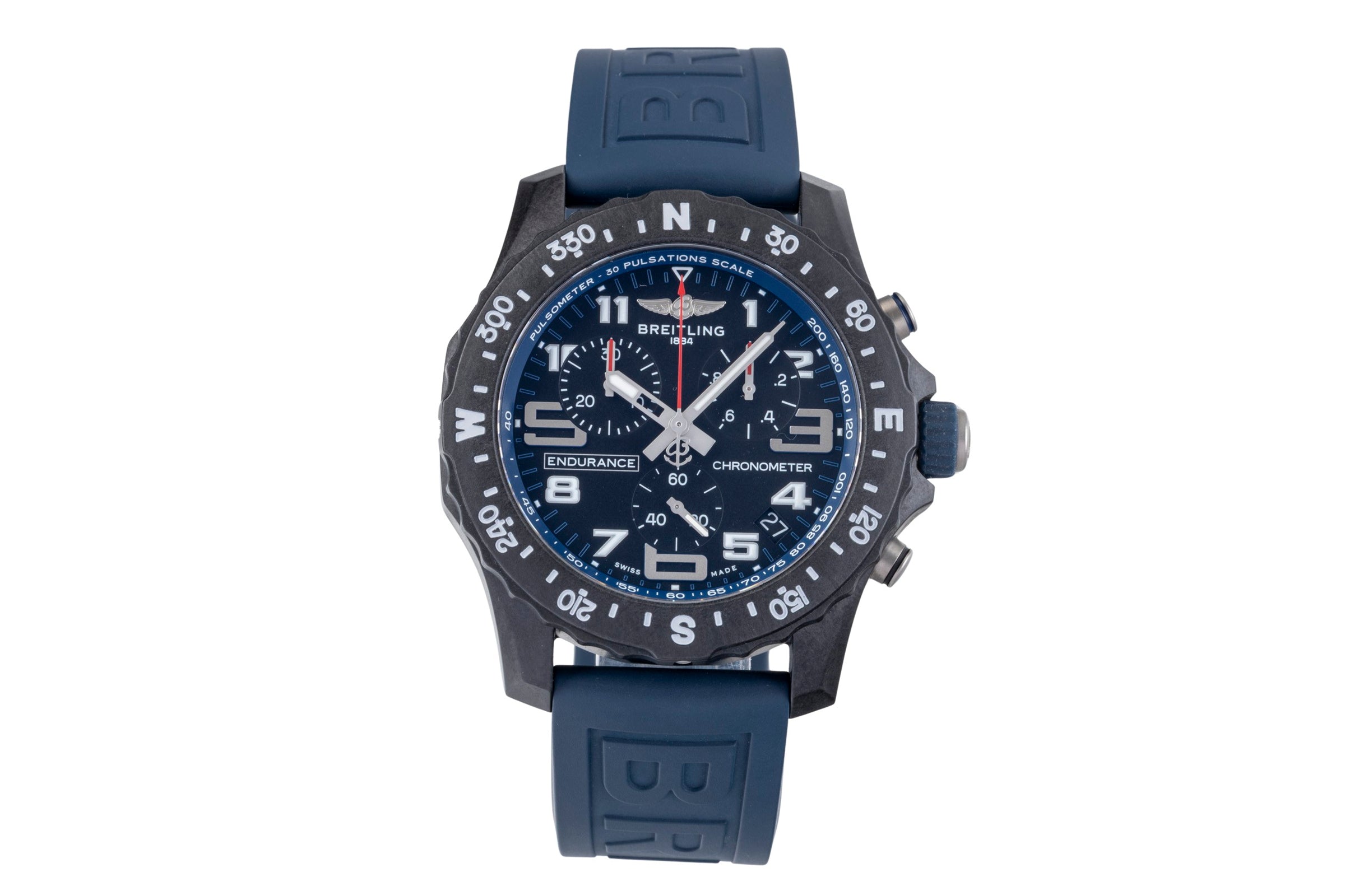 Breitling Endurance Pro chronographe breitlight quartz montre pour hommes X82310 LP: 3600EUR  [2506568]