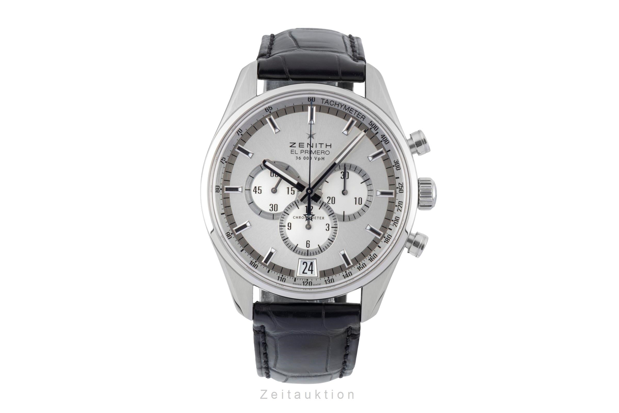 Zenith El Primero chronograph steel automatic Kal. 400 Ref