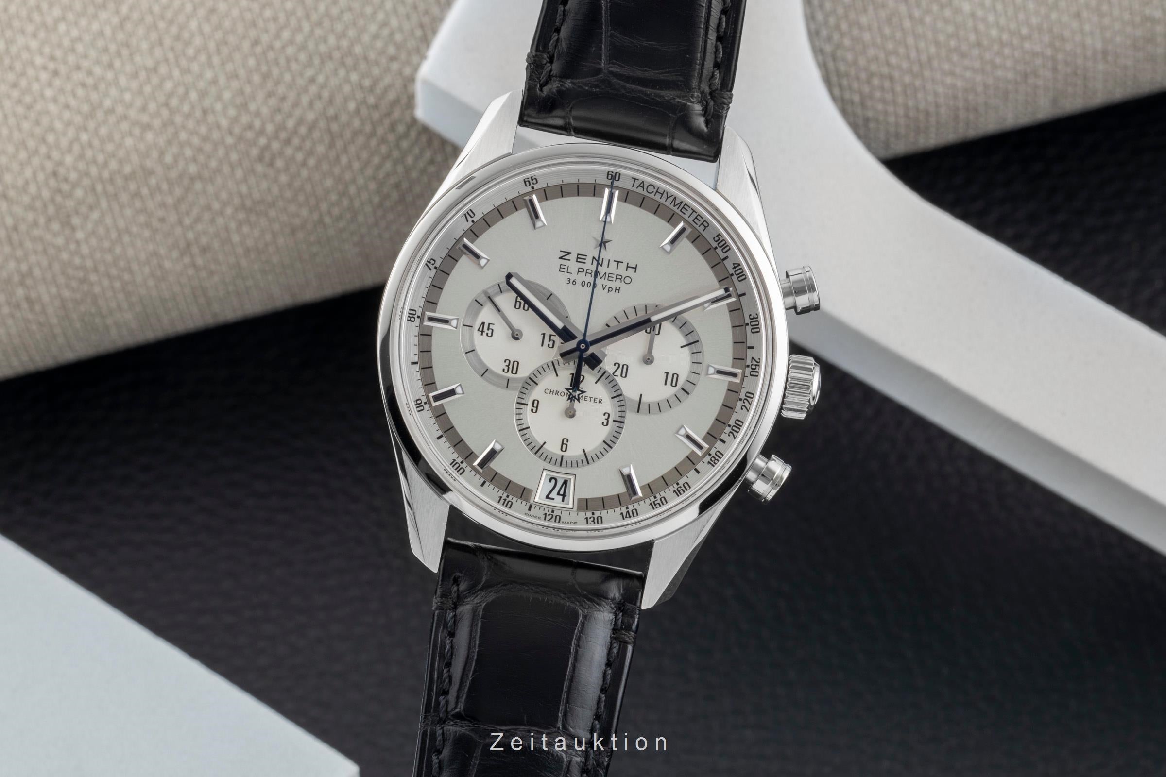 Zenith El Primero Chronograph Stahl Automatik Herrenuhr Ref. 03.2040.400/04.C496 [2506569]