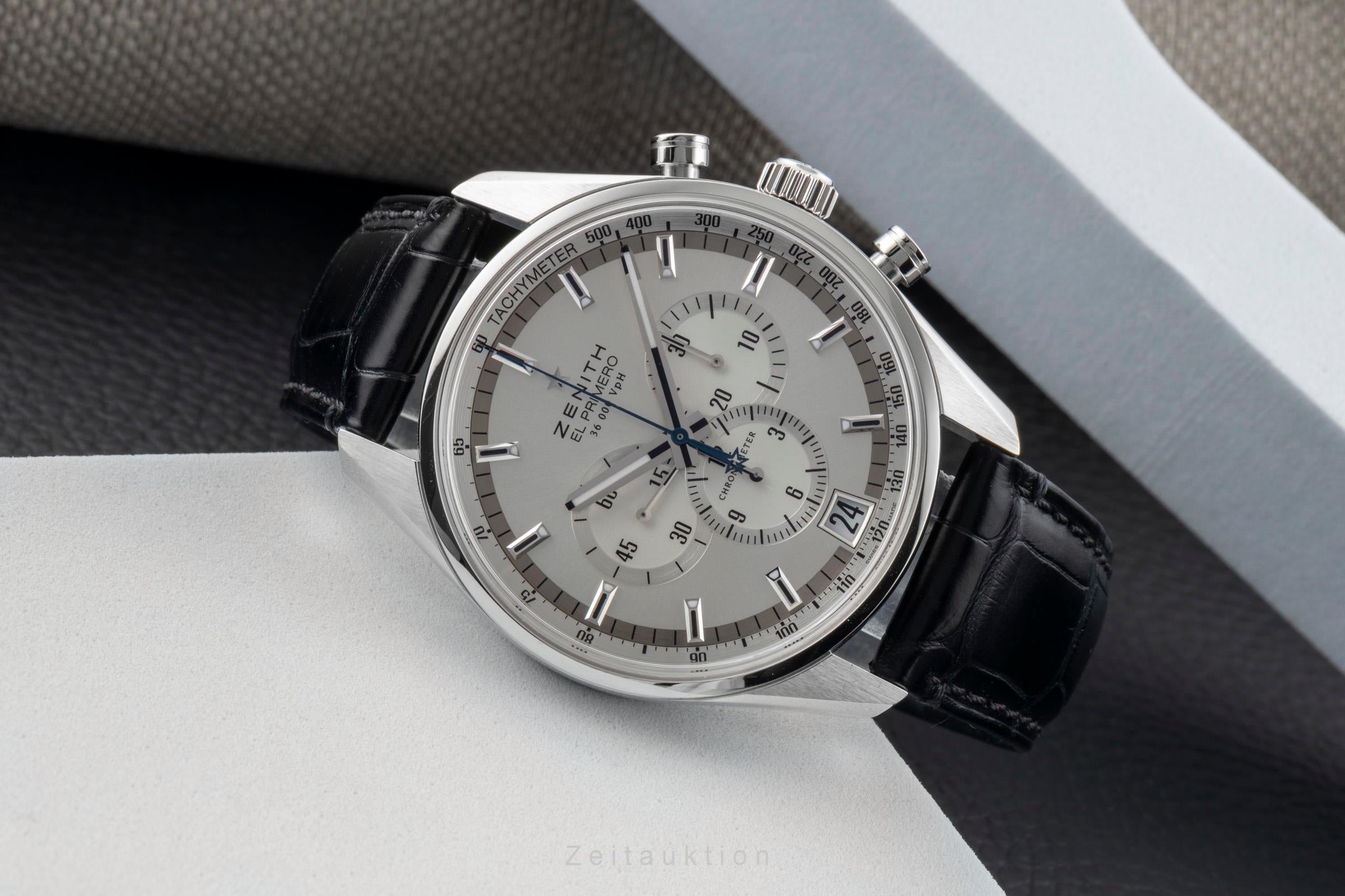 Zenith El Primero chronograph steel automatic Kal. 400 Ref