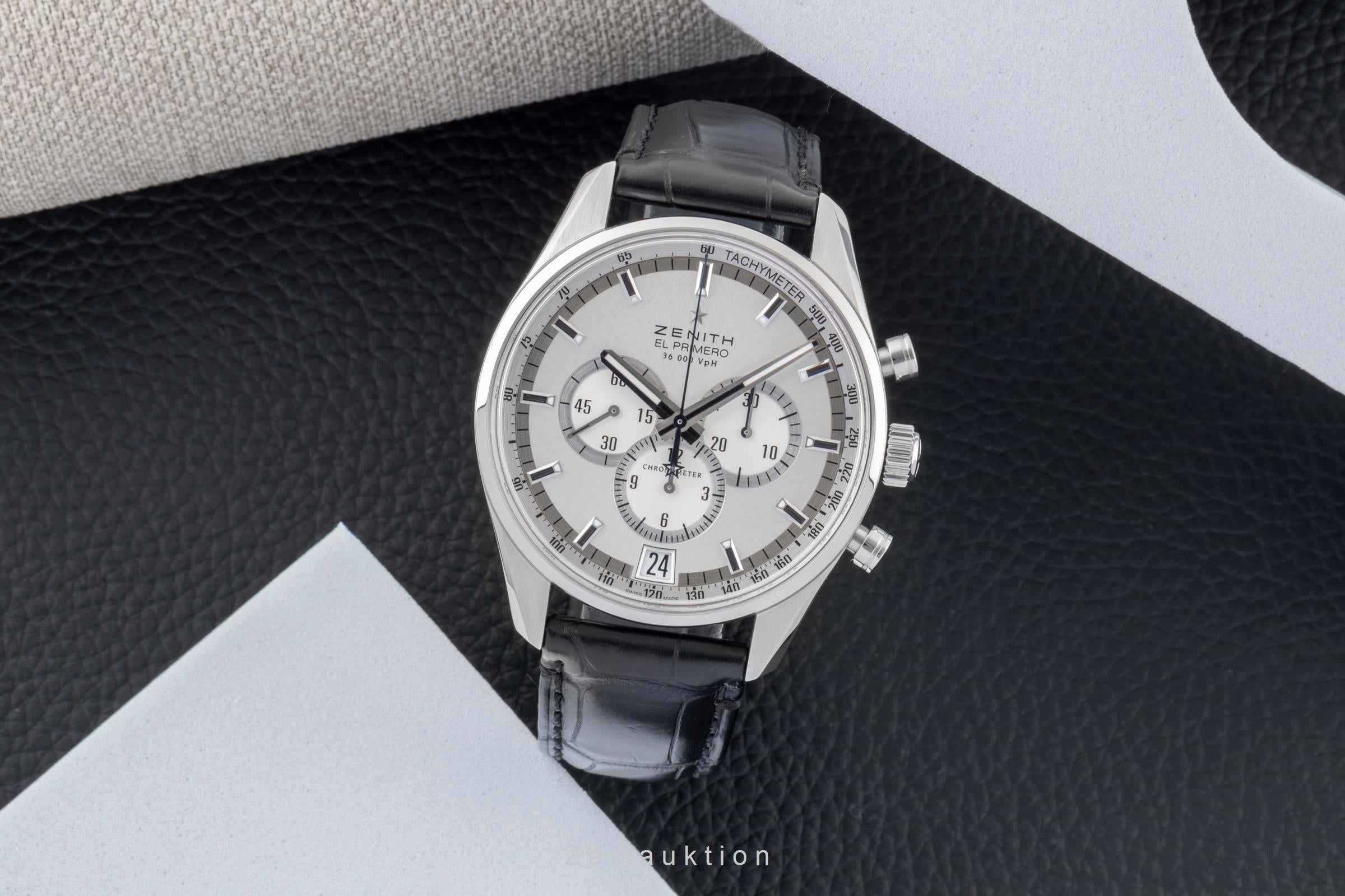 Zenith El Primero Chronograph Stahl Automatik Herrenuhr Ref. 03.2040.400/04.C496 [2506569]