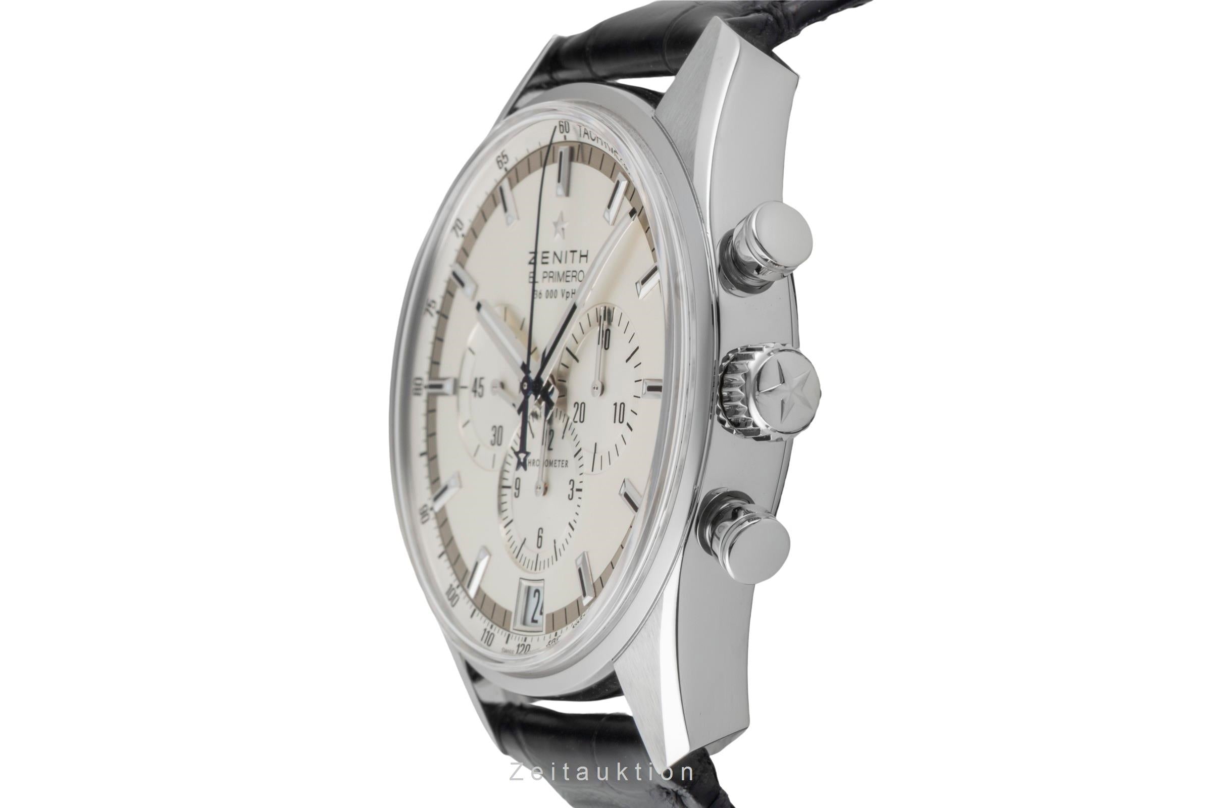 Zenith El Primero chronograph steel automatic Kal. 400 Ref