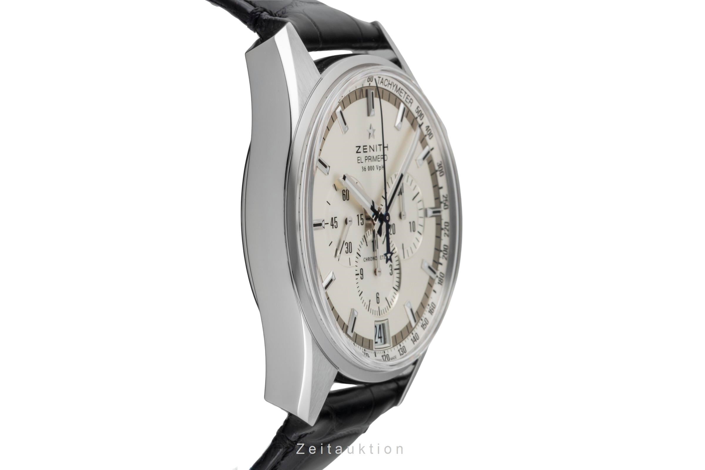 Zenith El Primero chronograph steel automatic Kal. 400 Ref