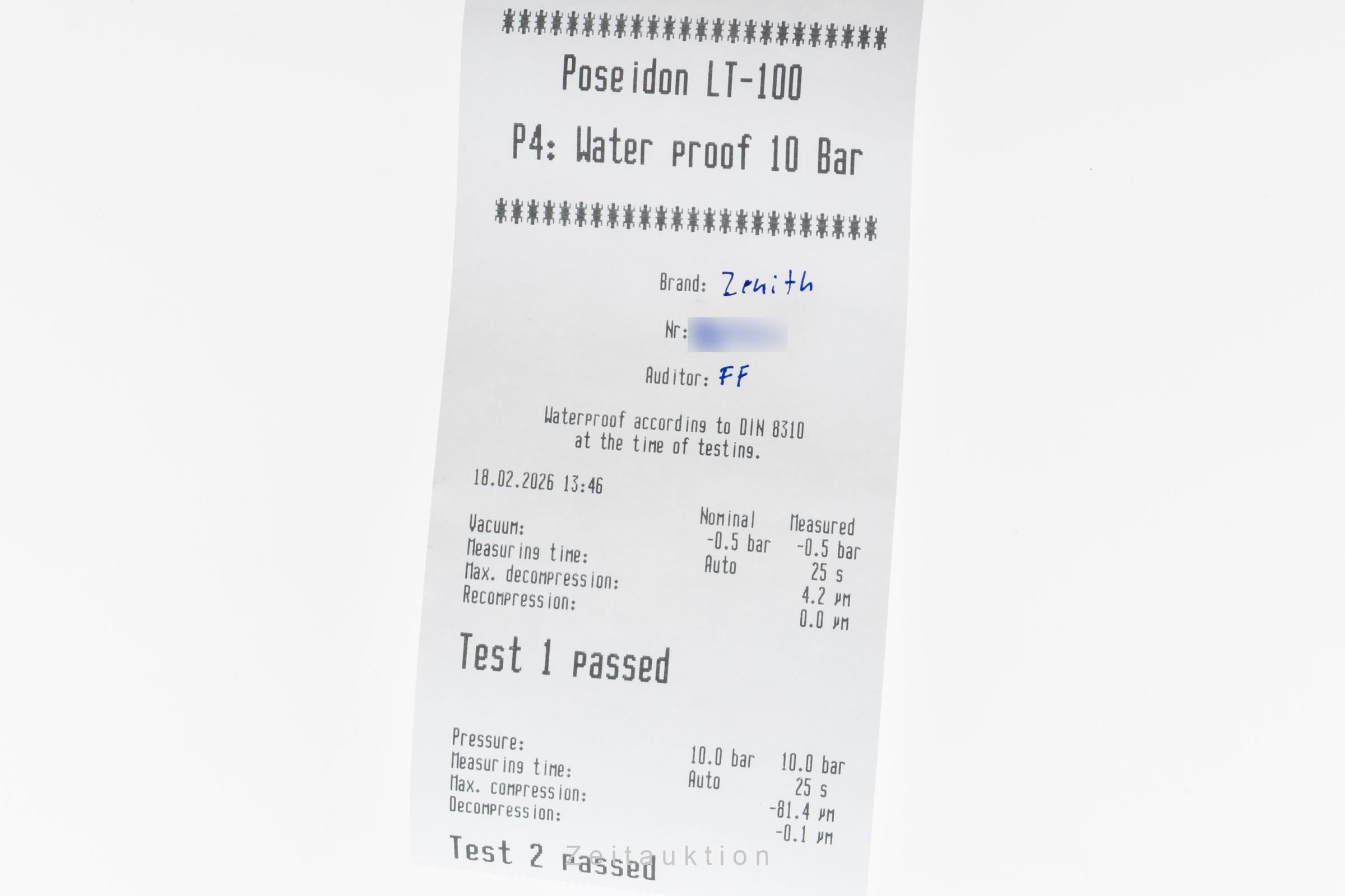 Zenith El Primero Chronograph Stahl Automatik Herrenuhr Ref. 03.2040.400/04.C496 [2506569]