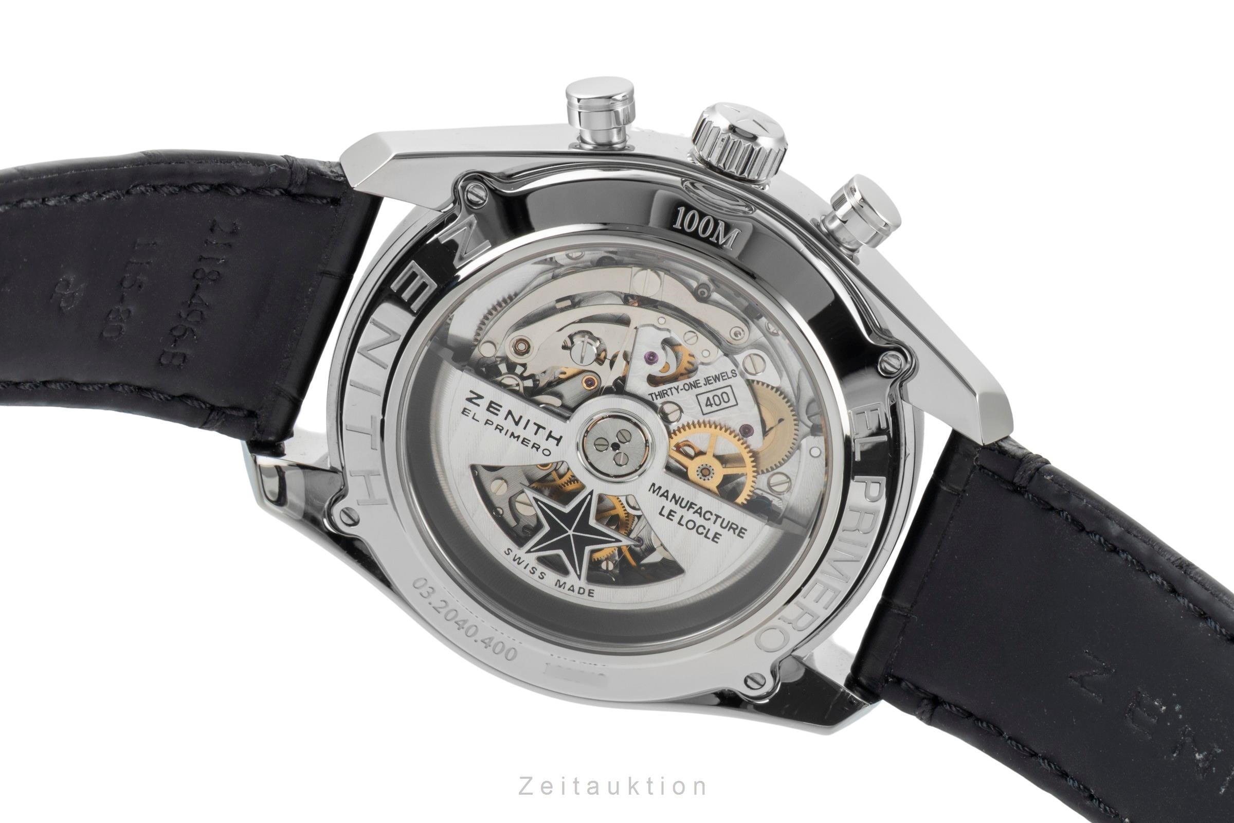 Zenith El Primero Chronograph Stahl Automatik Herrenuhr Ref. 03.2040.400/04.C496 [2506569]
