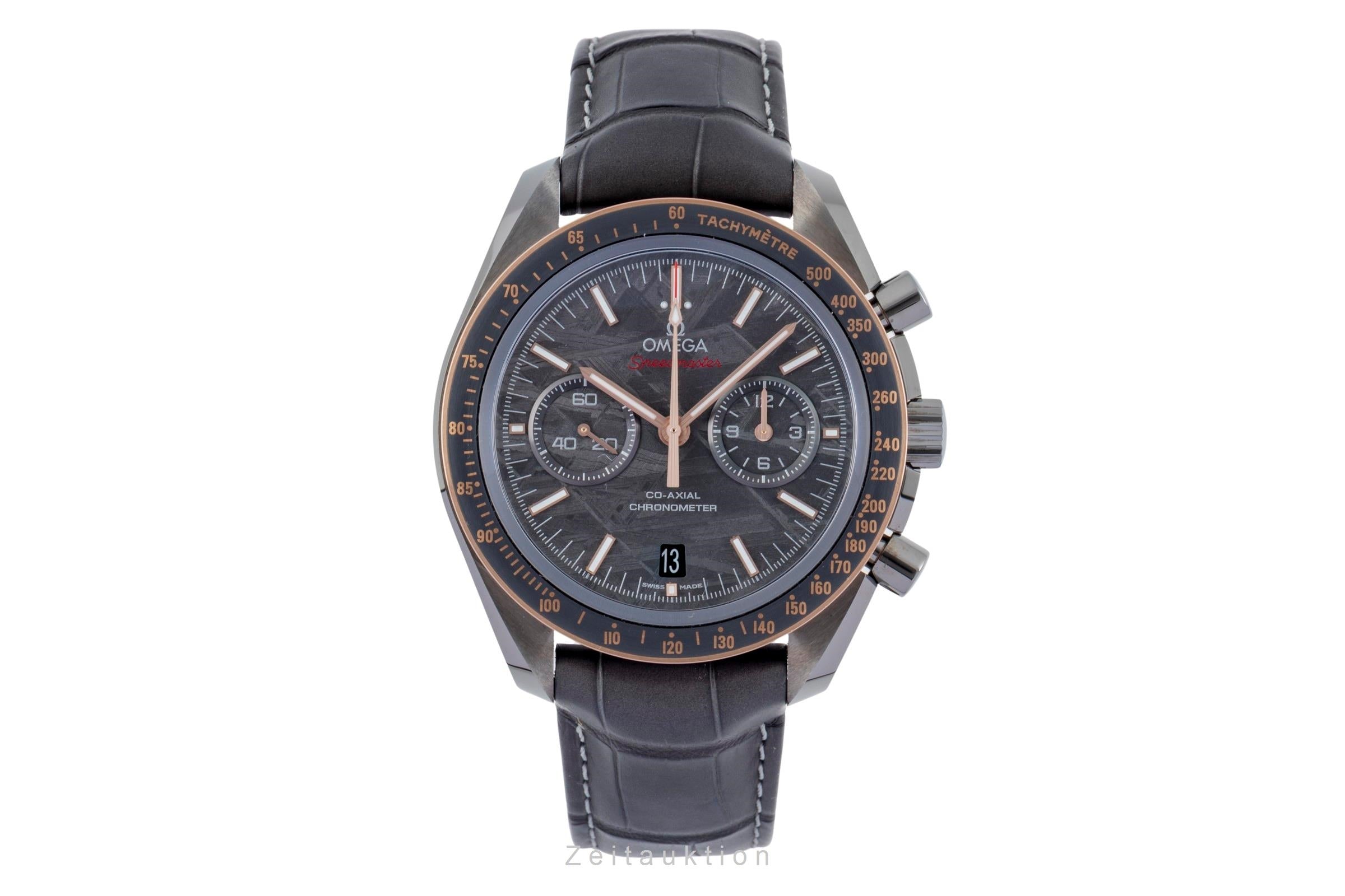 Omega Speedmaster Moonwatch chronographe céramique / or automatique montre pour hommes 311.63.44.51.99.001 LP: 15900EUR  [2506570]