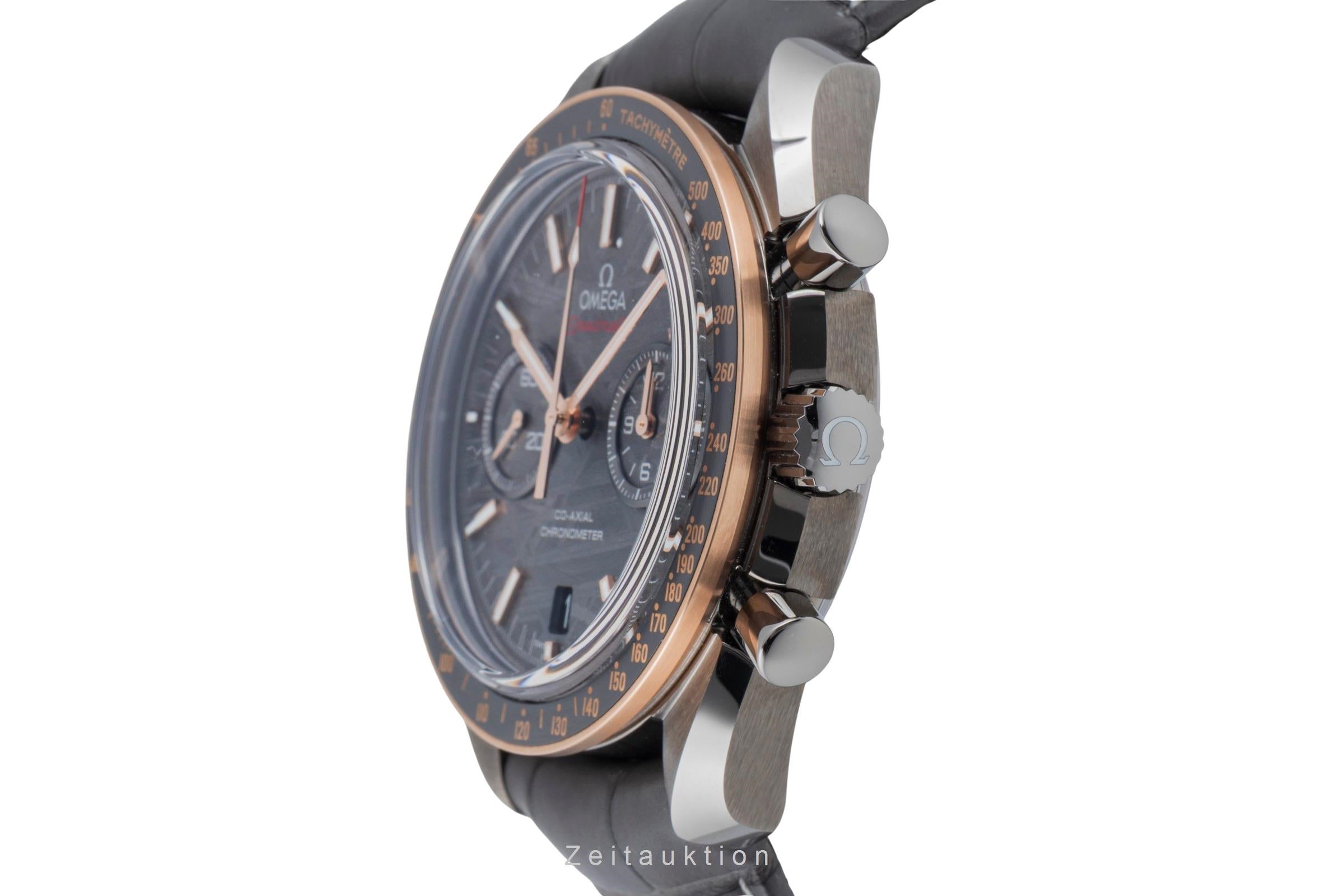 Omega Speedmaster Moonwatch chronographe céramique / or automatique montre pour hommes 311.63.44.51.99.001 LP: 15900EUR  [2506570]