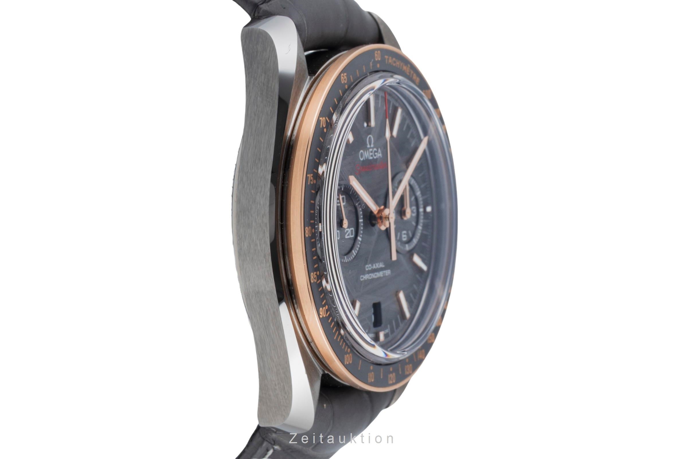 Omega Speedmaster Moonwatch chronographe céramique / or automatique montre pour hommes 311.63.44.51.99.001 LP: 15900EUR  [2506570]