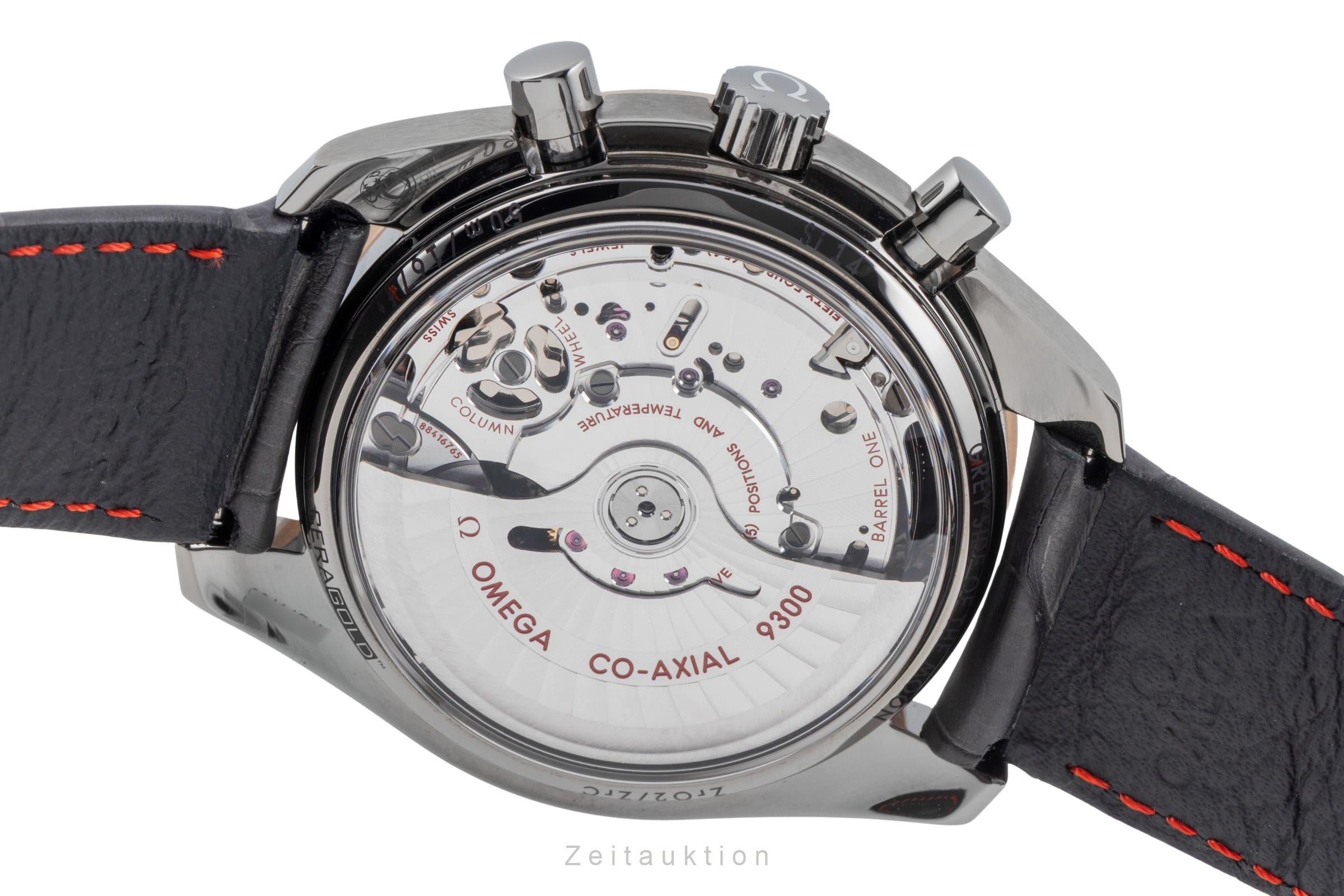 Omega Speedmaster Moonwatch chronographe céramique / or automatique montre pour hommes 311.63.44.51.99.001 LP: 15900EUR  [2506570]