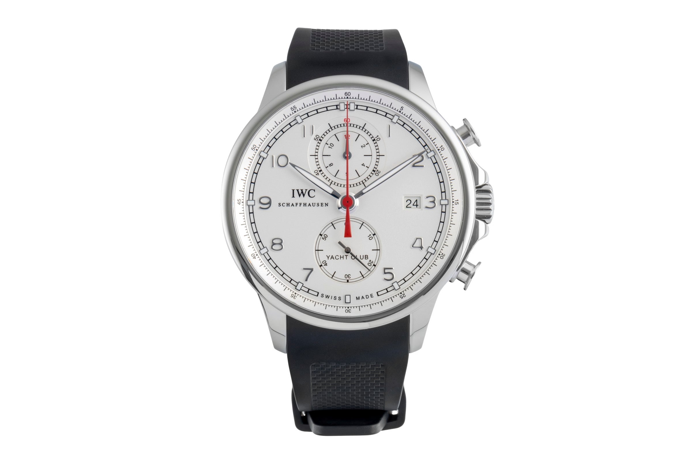 IWC Yachtclub chronograph steel automatic men's watch IW390211 LP: 12900EUR  [2506574]