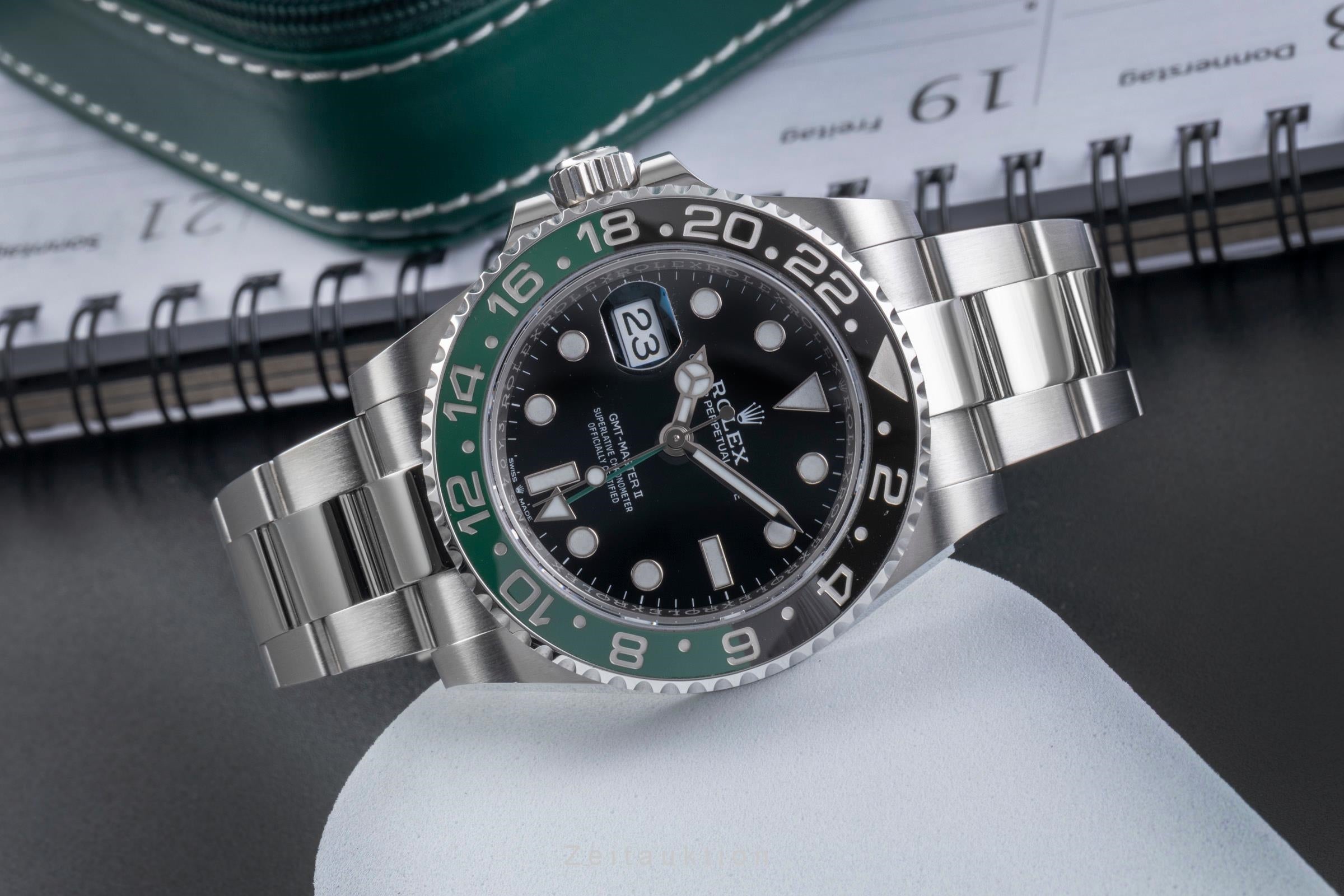 hissikoku Rolex GMT-Master II steel automatic Kal. 3285 Ref. 126720 VTNR