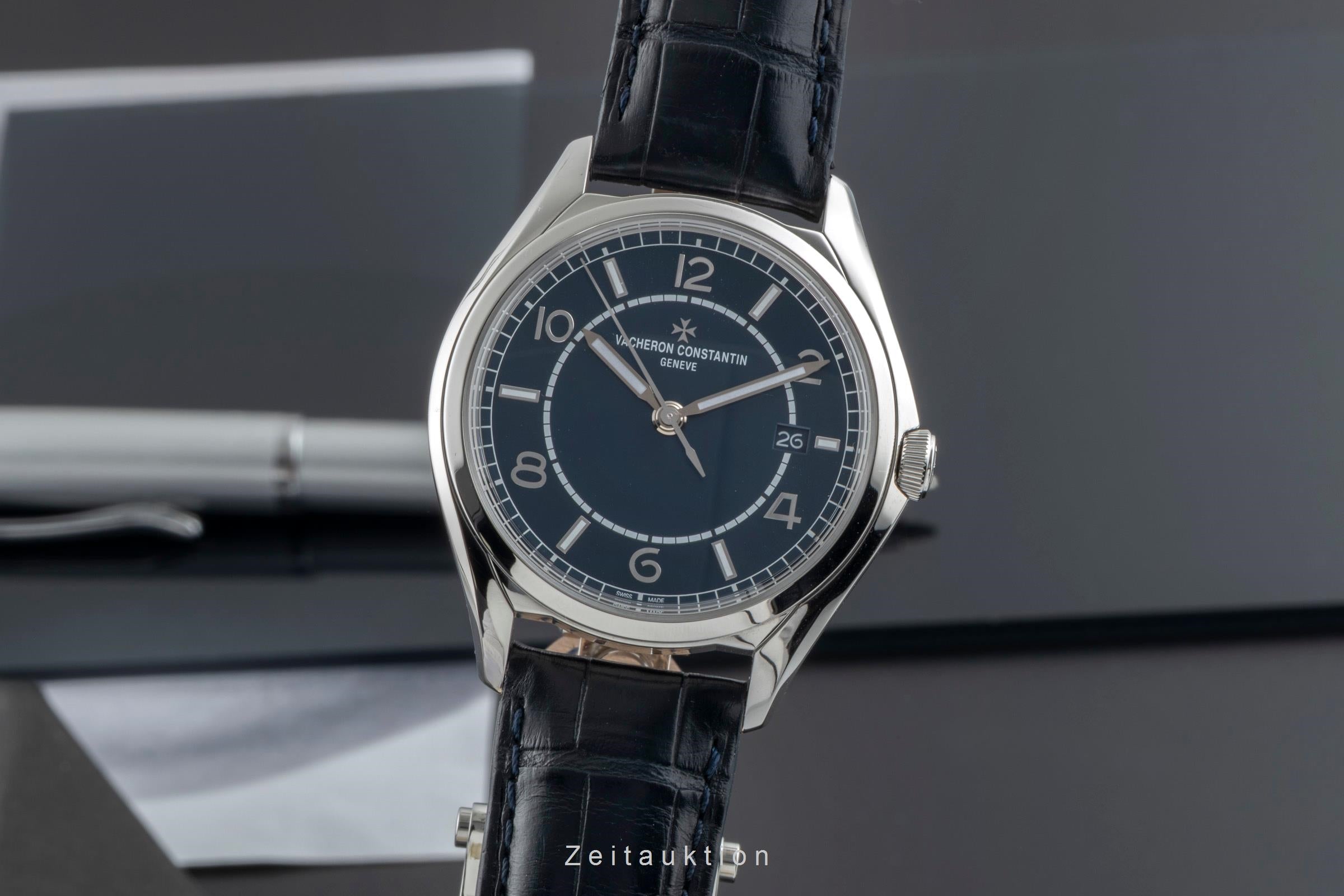 Vacheron & Constantin Fiftysix acier automatique montre pour hommes 4600E/000A-B487 LP: 14200EUR  [2506577]