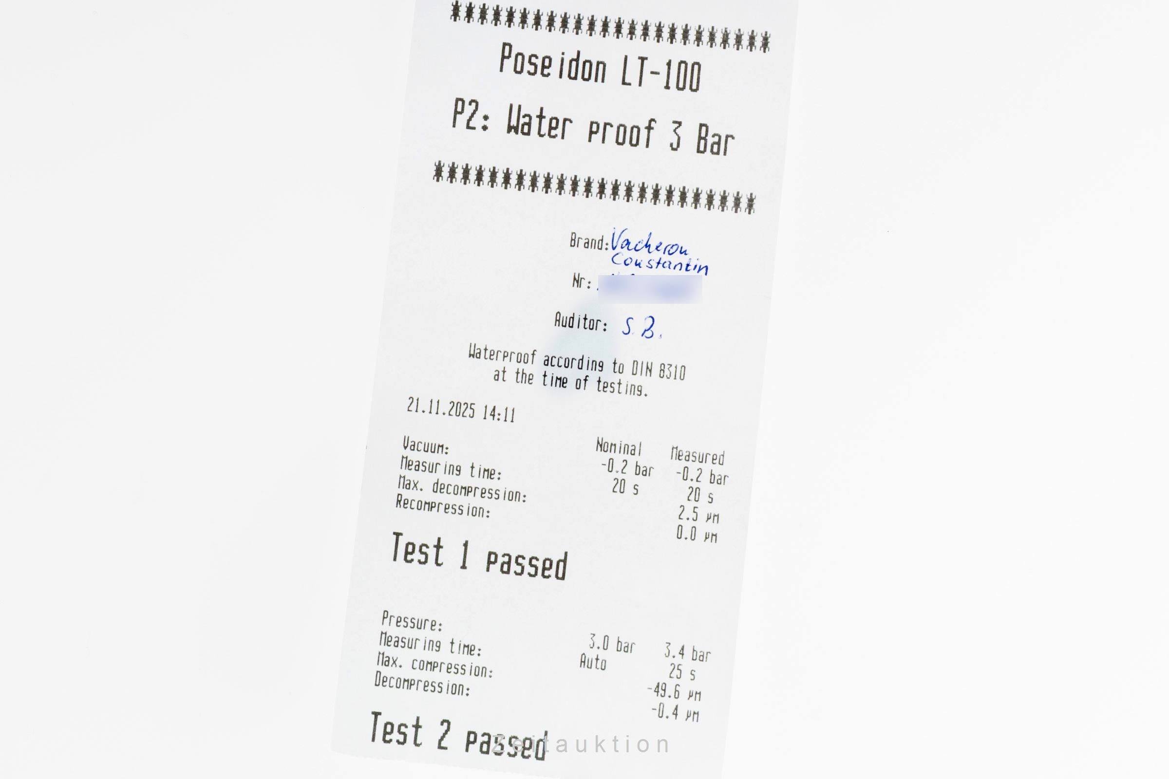 Vacheron & Constantin Fiftysix acier automatique montre pour hommes 4600E/000A-B487 LP: 14200EUR  [2506577]