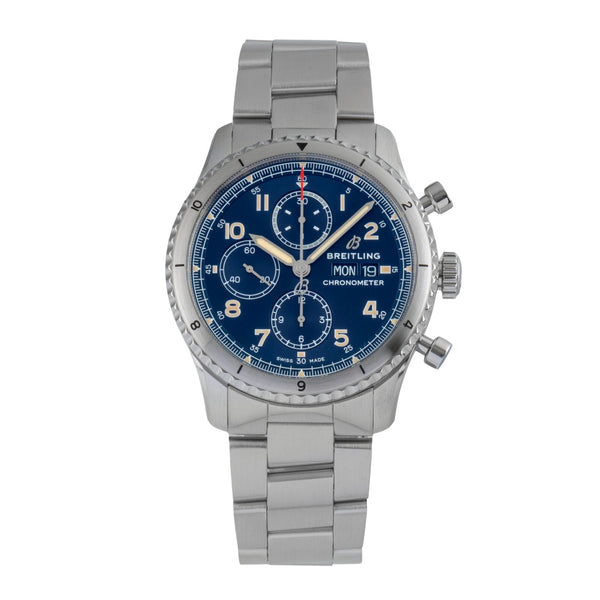 Breitling Aviator 8 chronographe acier automatique montre pour hommes A13316  [2506578]