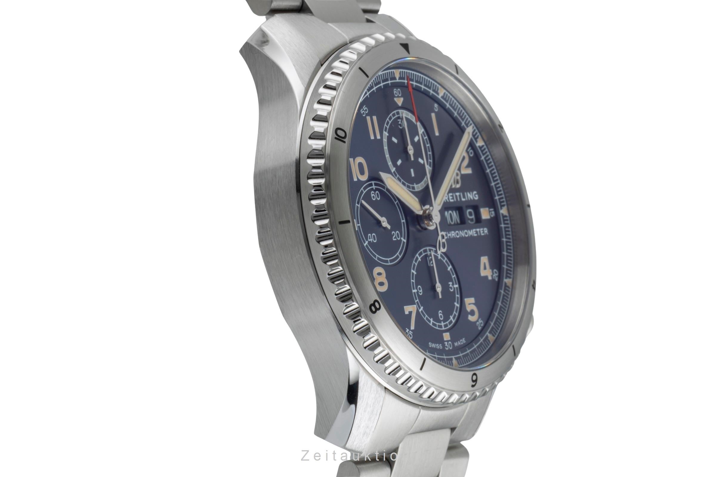 Breitling Aviator 8 chronographe acier automatique montre pour hommes A13316  [2506578]