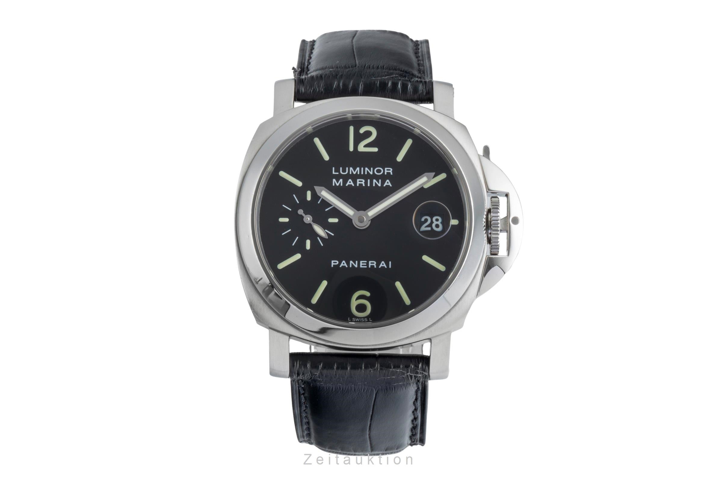 Panerai Luminor Marina Stahl Automatik Herrenuhr Ref PAM00050 Box & Papiere 2004 [2506580]