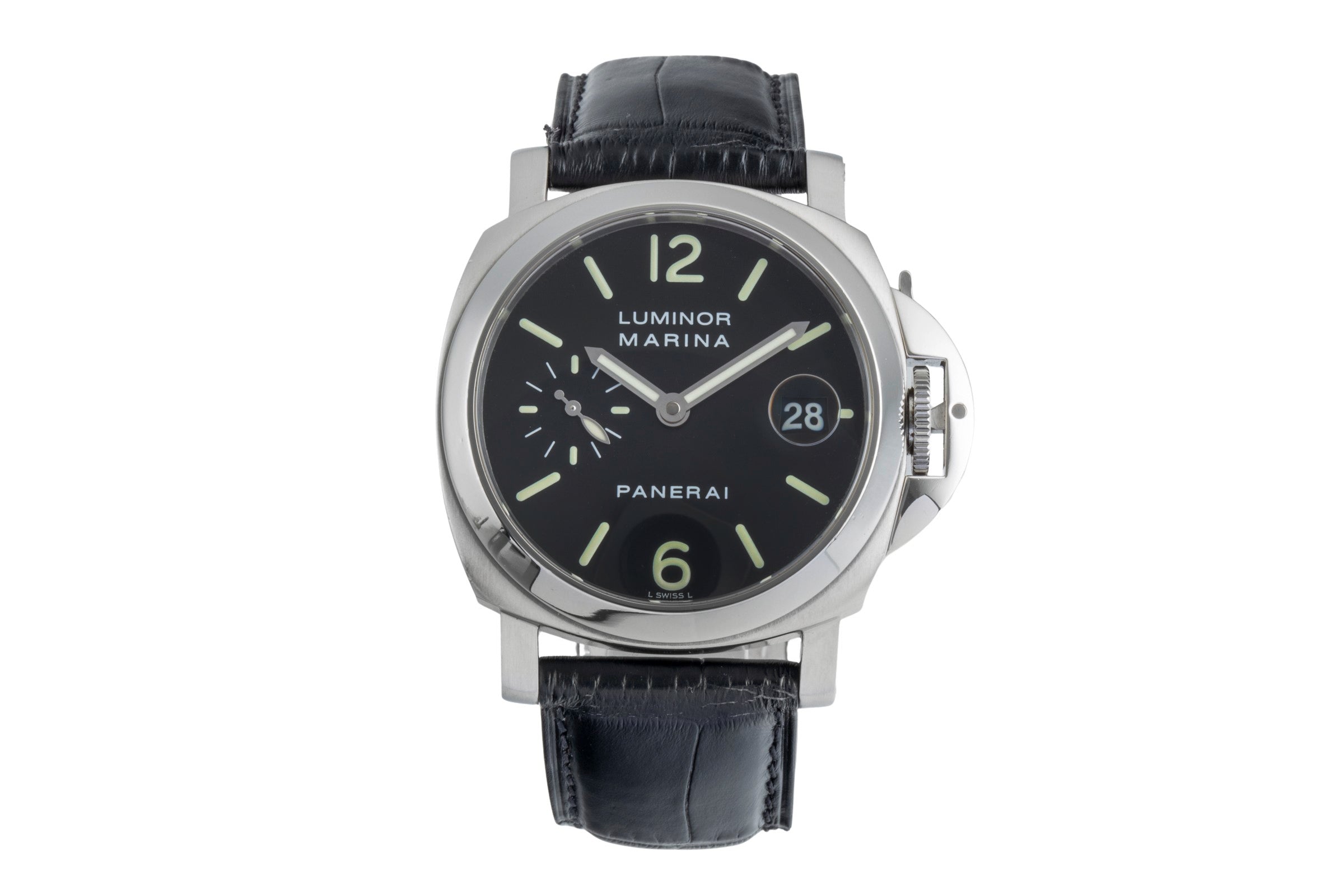 Panerai Luminor Marina Stahl Automatik Herrenuhr Ref PAM00050 Box & Papiere 2004 [2506580]