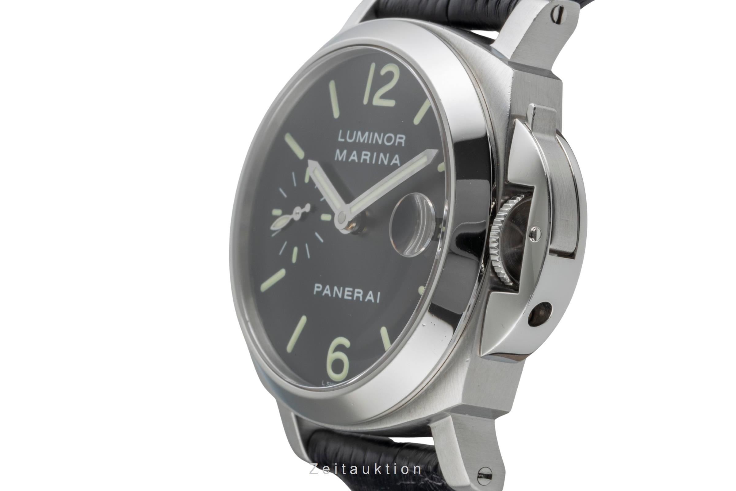Panerai Luminor Marina Stahl Automatik Herrenuhr Ref PAM00050 Box & Papiere 2004 [2506580]