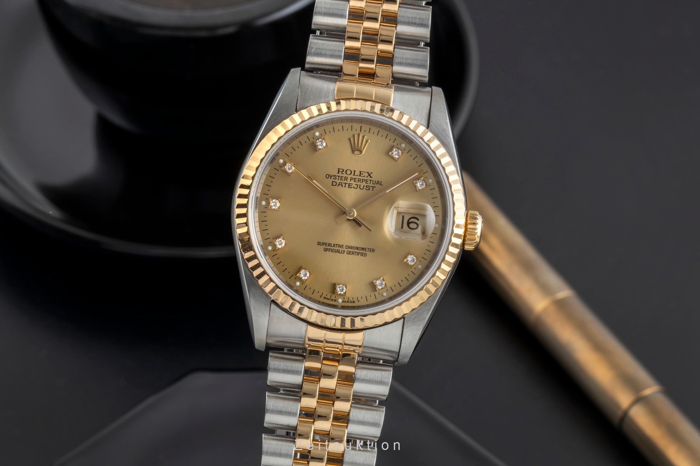 Rolex Datejust steel / gold automatic Kal. 3135 Ref. 16233 | 2506583