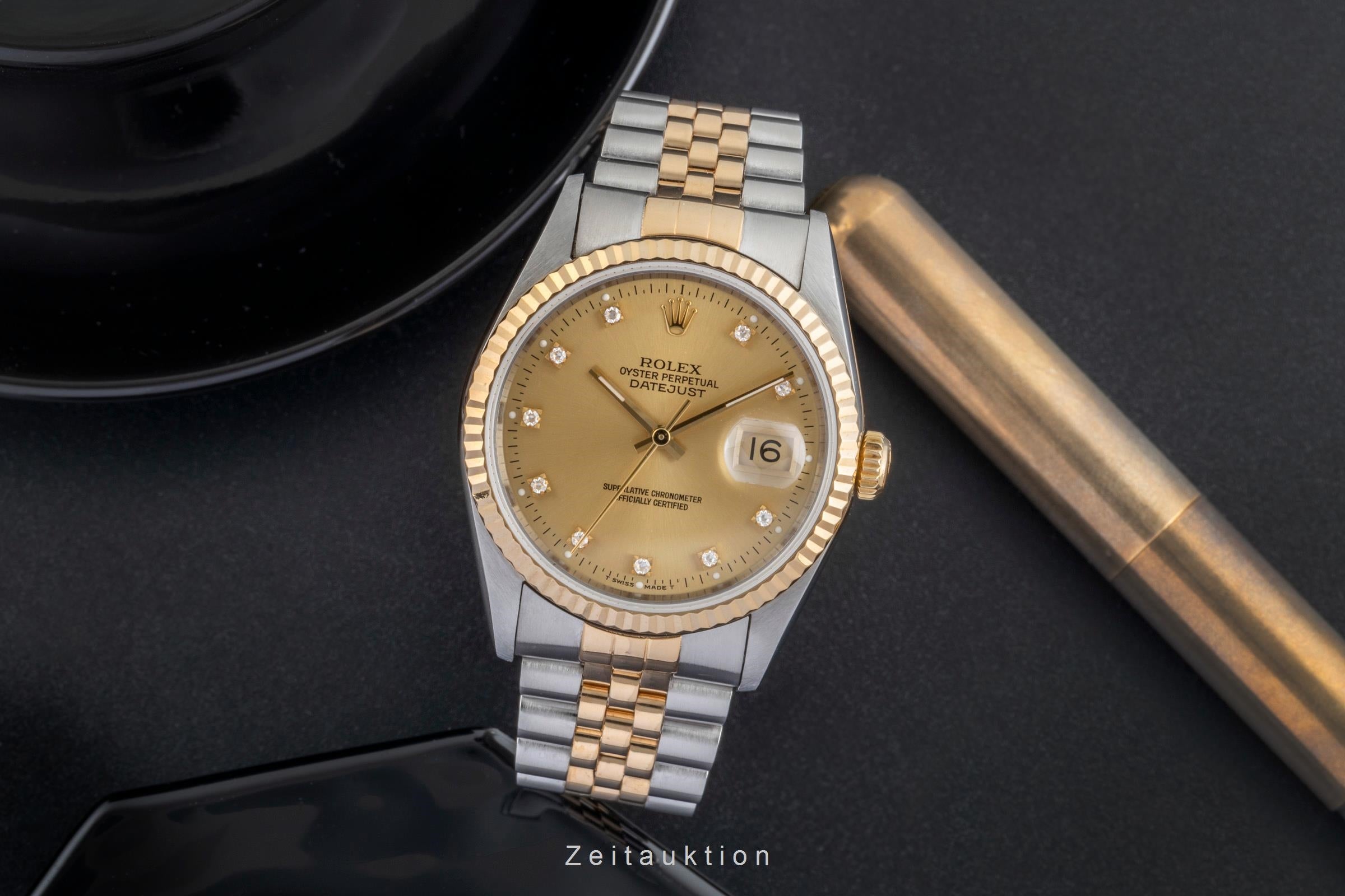 Rolex Datejust steel / gold automatic men's watch 16233  [2506583]