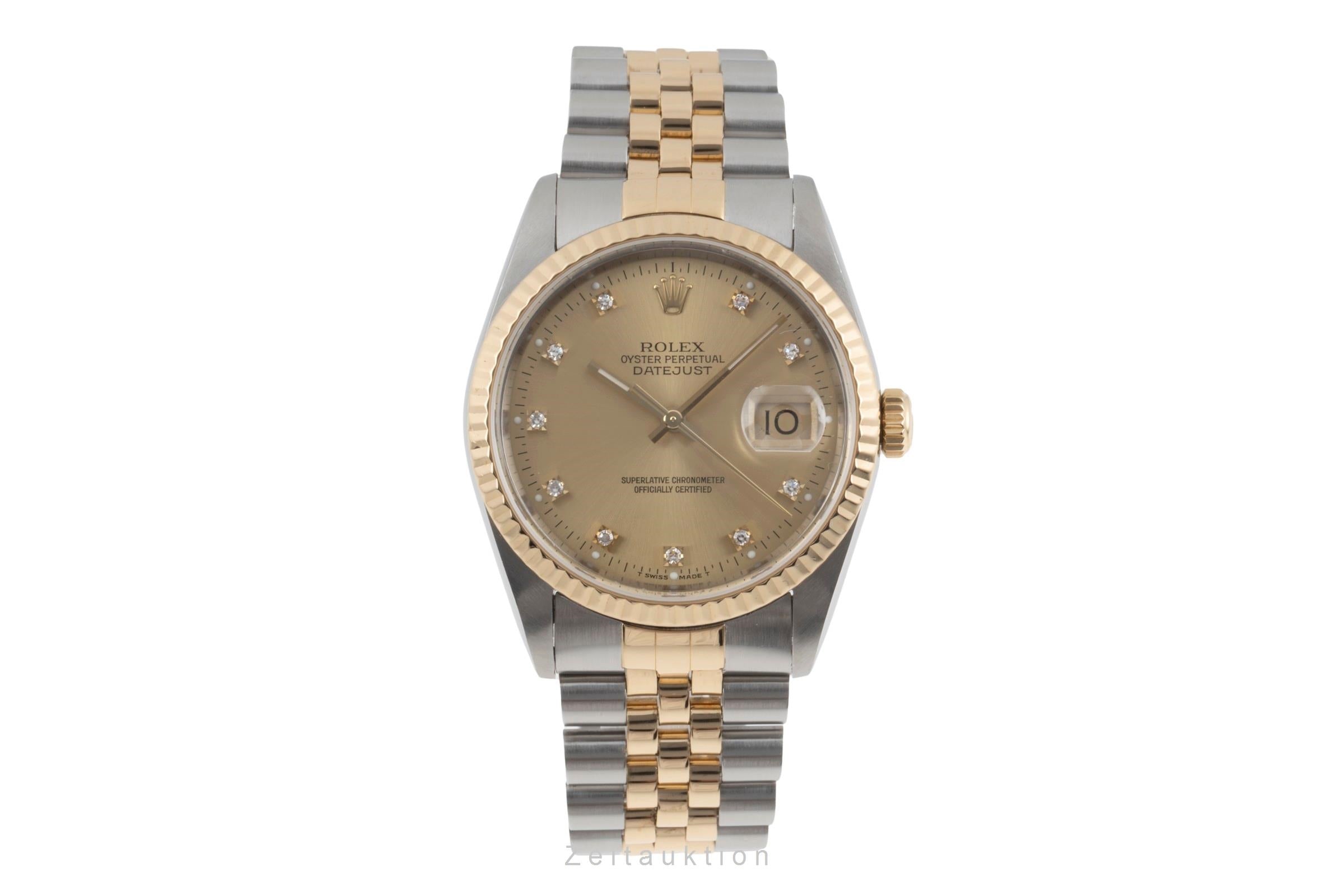 Rolex Datejust acier / or  automatique montre pour hommes 16233 LP: 16300EUR  [2506584]