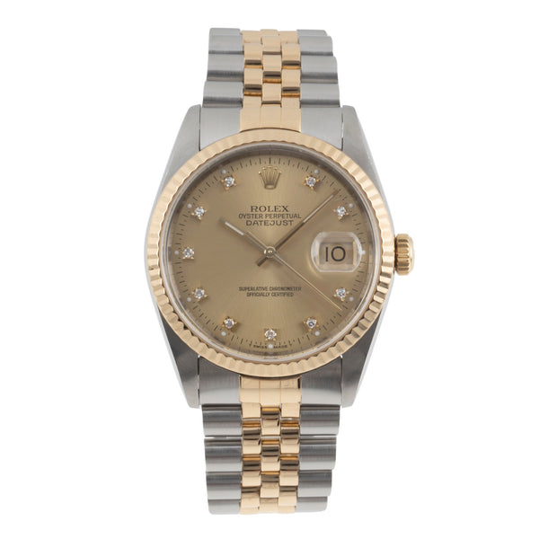 Rolex Datejust acier / or  automatique montre pour hommes 16233 LP: 16300EUR  [2506584]