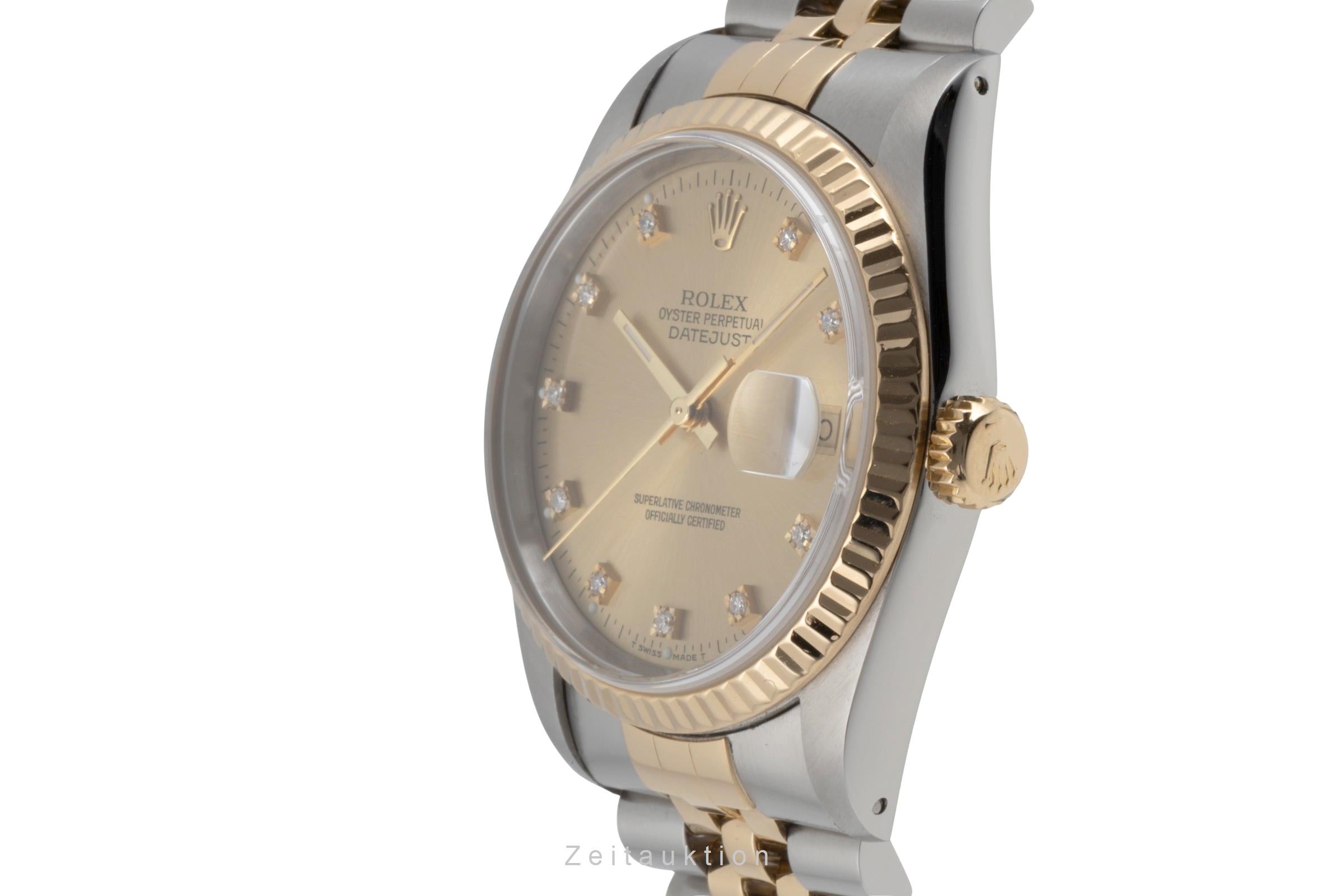 Rolex Datejust acier / or  automatique montre pour hommes 16233 LP: 16300EUR  [2506584]