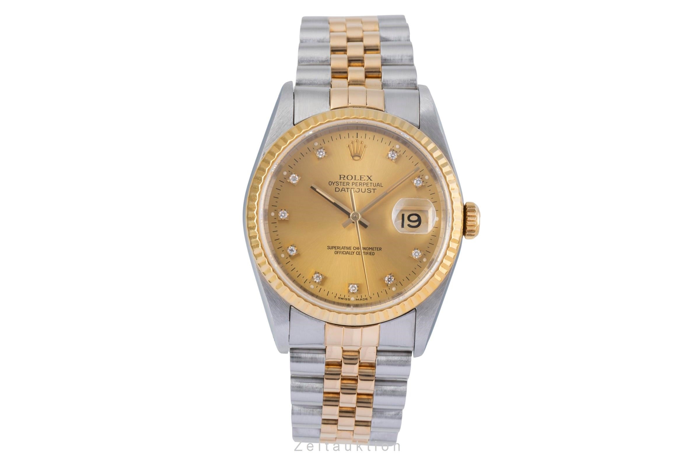 Rolex Datejust acero / oro automático reloj para caballeros 16233 LP: 16300EUR  [2506585]