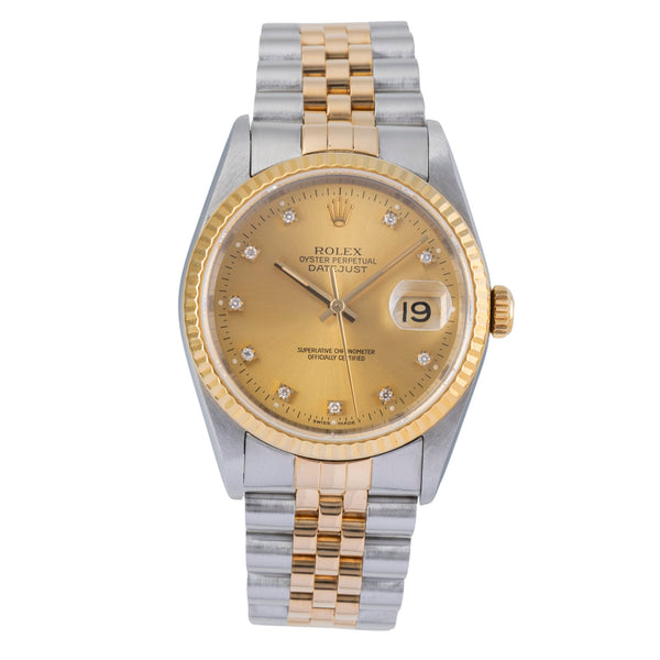 Rolex Datejust acero / oro automático reloj para caballeros 16233 LP: 16300EUR  [2506585]