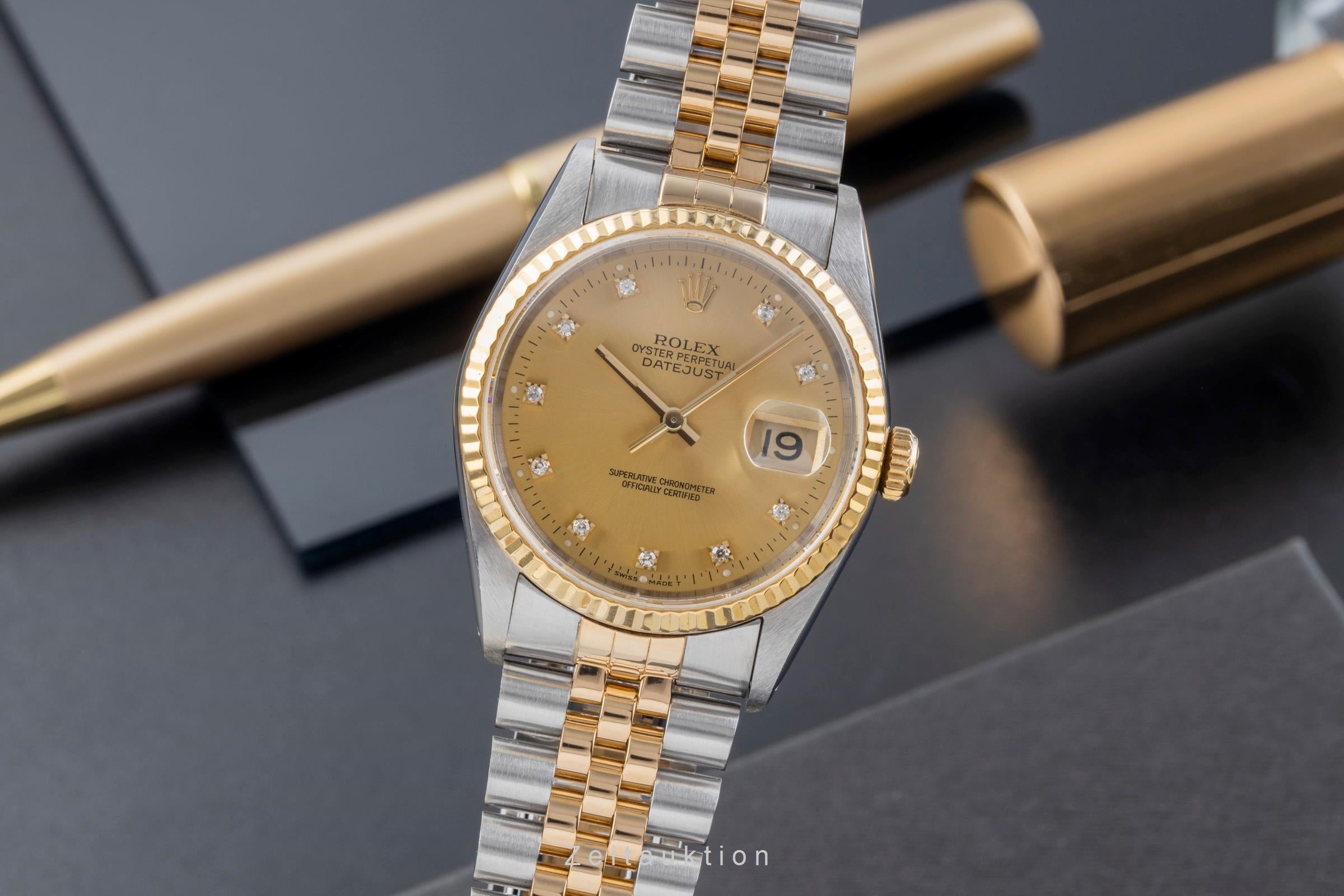 Rolex Datejust acero / oro automático reloj para caballeros 16233 LP: 16300EUR  [2506585]