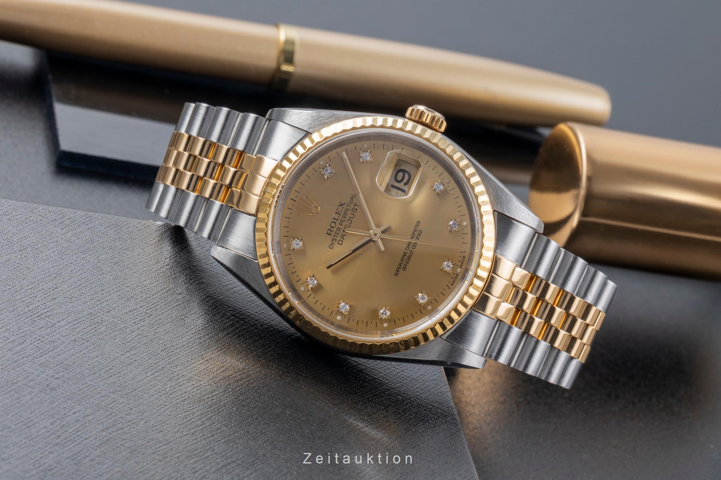 Rolex Datejust acero / oro automático reloj para caballeros 16233 LP: 16300EUR  [2506585]