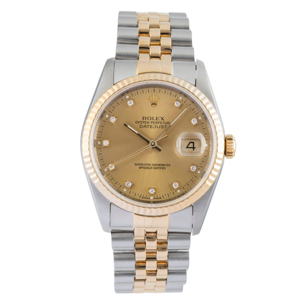 Rolex Datejust acero / oro automático reloj para caballeros 16233  [2506586]