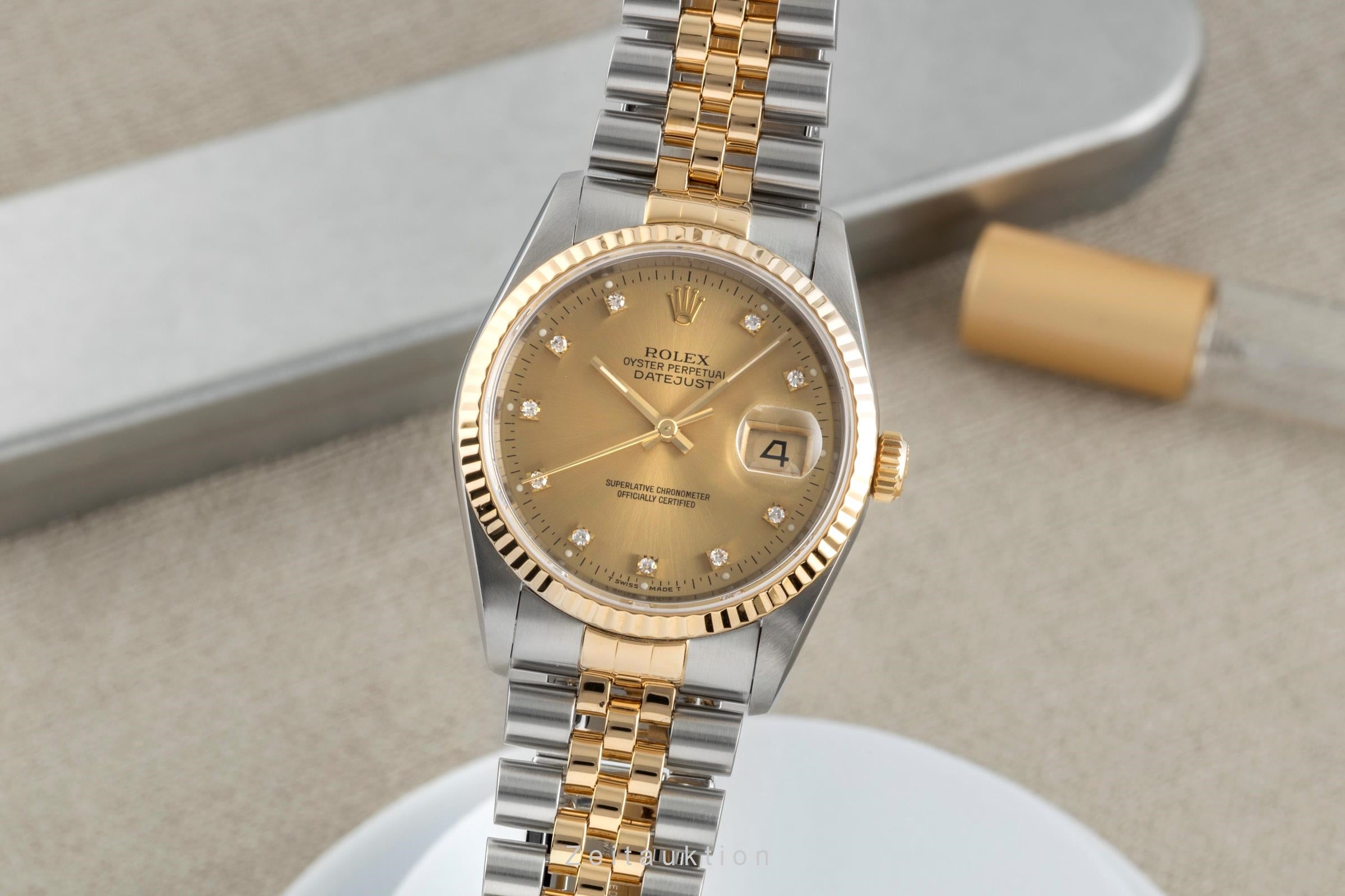 Rolex Datejust acero / oro automático reloj para caballeros 16233  [2506586]