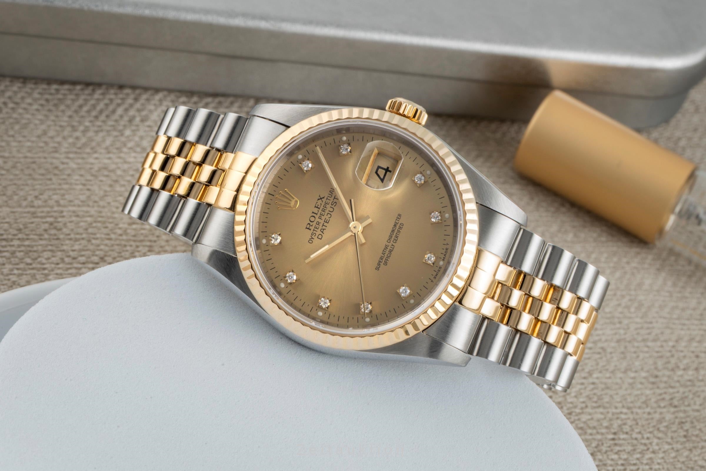 Rolex Datejust acero / oro automático reloj para caballeros 16233  [2506586]