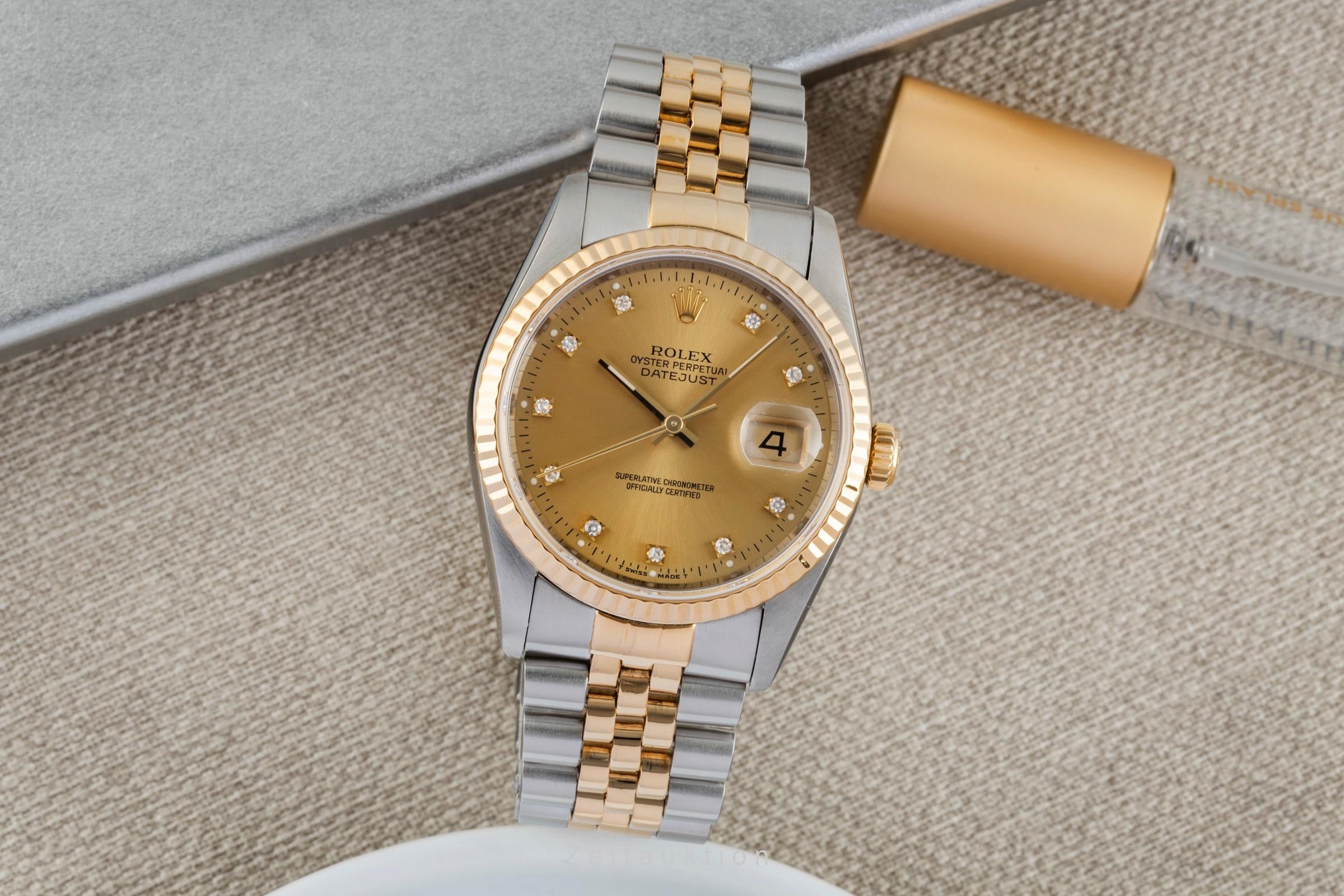 Rolex Datejust acero / oro automático reloj para caballeros 16233  [2506586]