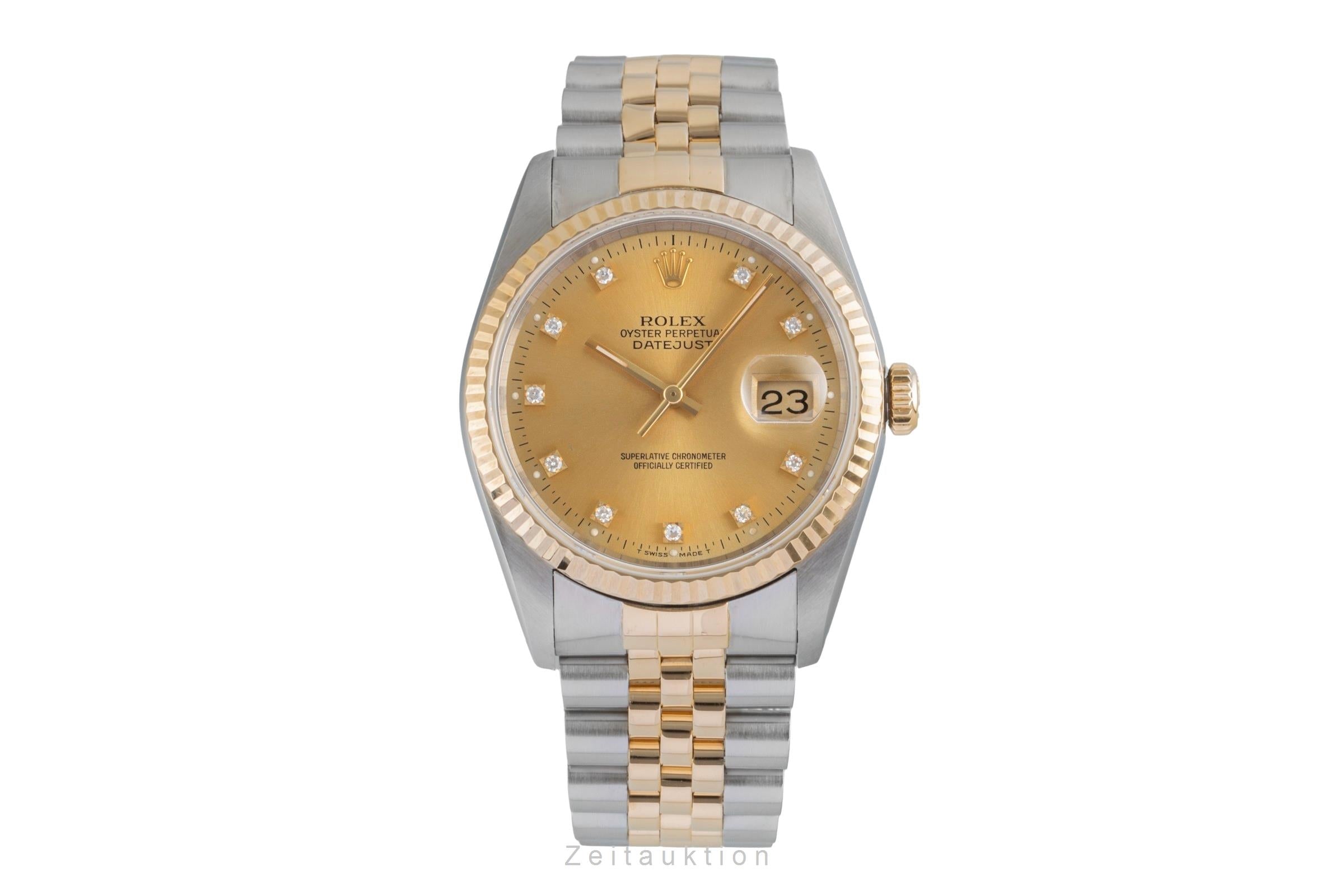 Rolex Datejust acero / oro automático reloj para caballeros 16233 LP: 16300EUR  [2506587]