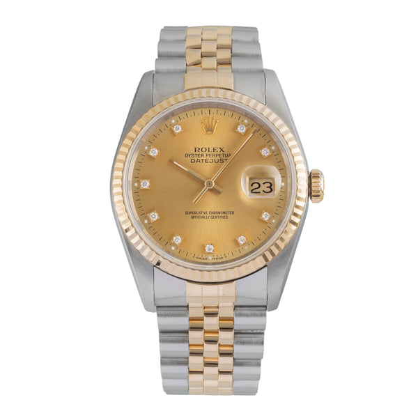 Rolex Datejust acero / oro automático reloj para caballeros 16233 LP: 16300EUR  [2506587]