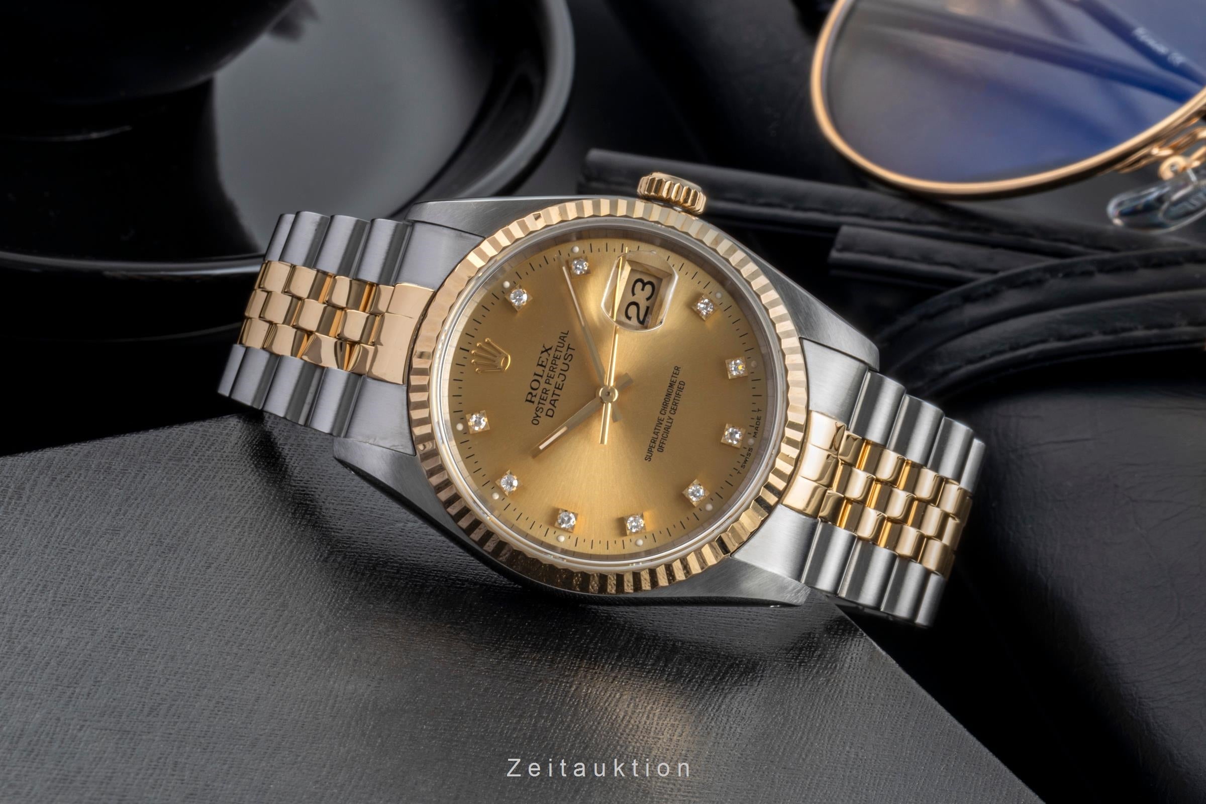 Rolex Datejust acero / oro automático reloj para caballeros 16233 LP: 16300EUR  [2506587]