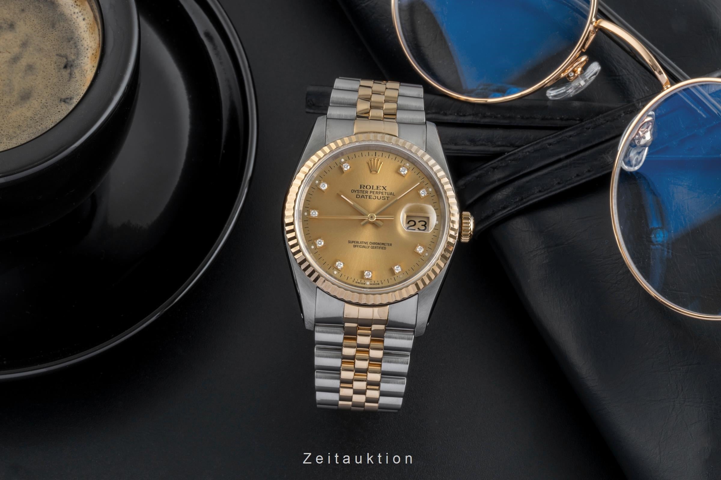 Rolex Datejust acero / oro automático reloj para caballeros 16233 LP: 16300EUR  [2506587]