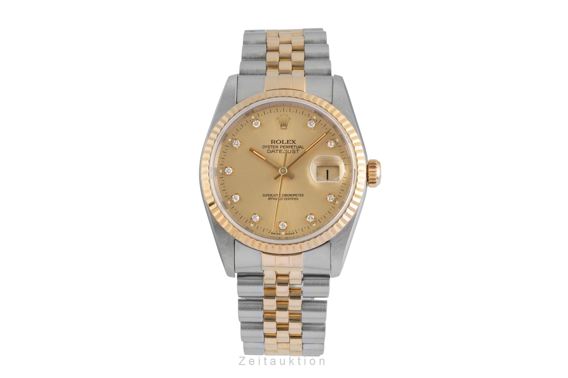 Rolex Datejust acero / oro automático reloj para caballeros 16233 LP: 16300EUR  [2506588]