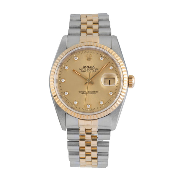 Rolex Datejust acero / oro automático reloj para caballeros 16233 LP: 16300EUR  [2506588]