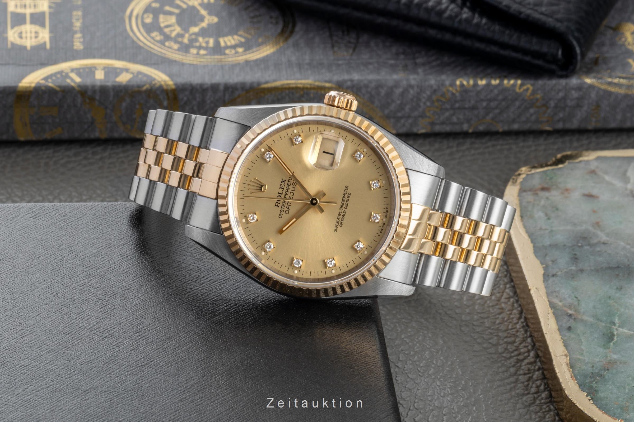 Rolex Datejust acero / oro automático reloj para caballeros 16233 LP: 16300EUR  [2506588]