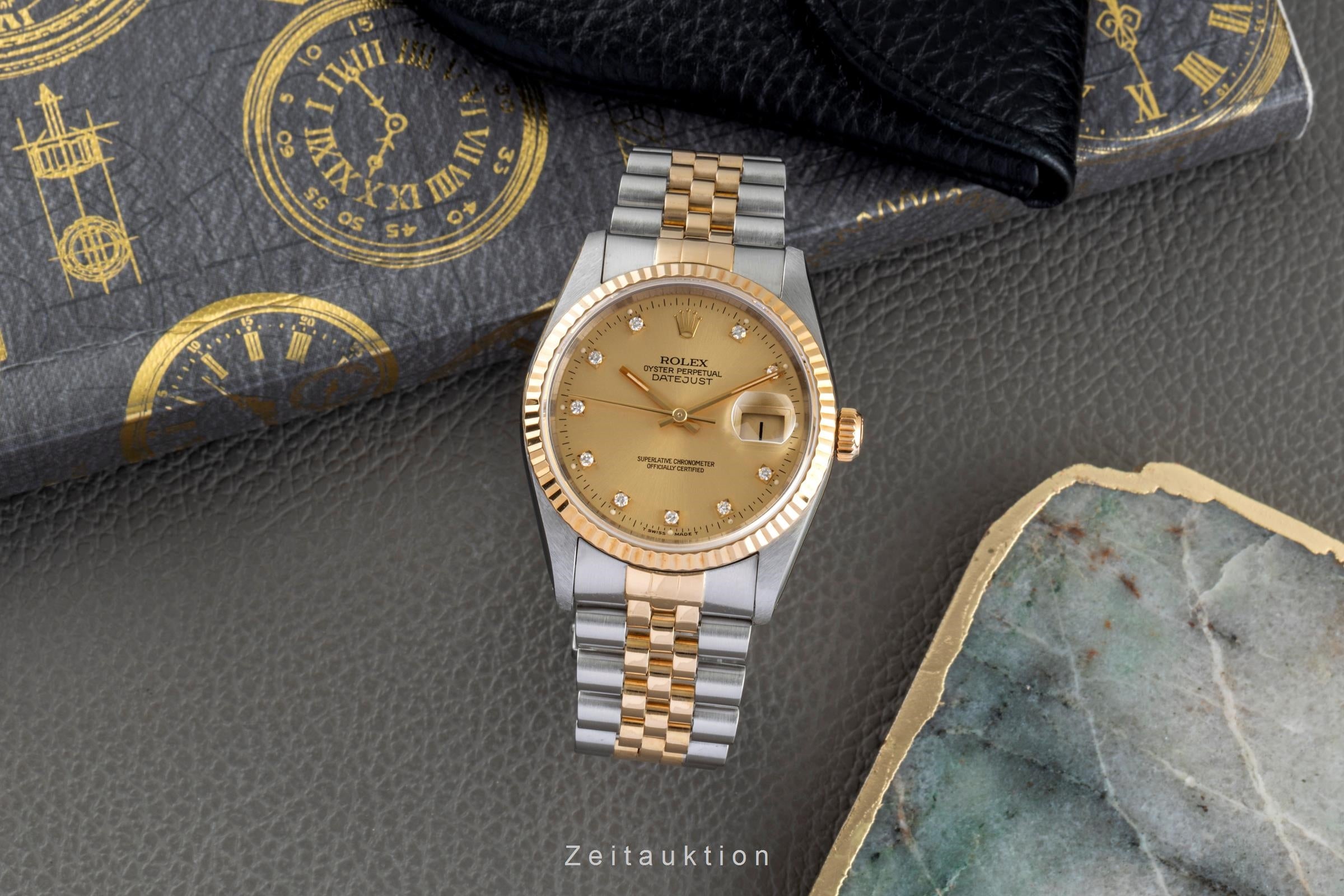 Rolex Datejust acero / oro automático reloj para caballeros 16233 LP: 16300EUR  [2506588]