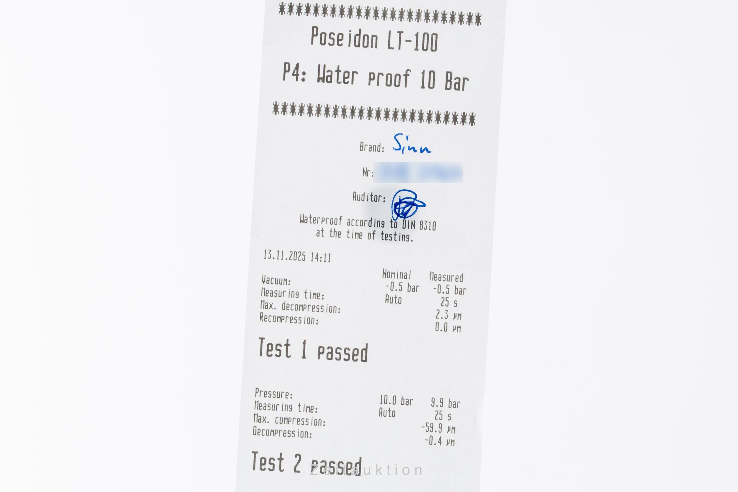 Sinn 358 chronographe acier automatique montre pour hommes 358.0631 Limited  [2506596]