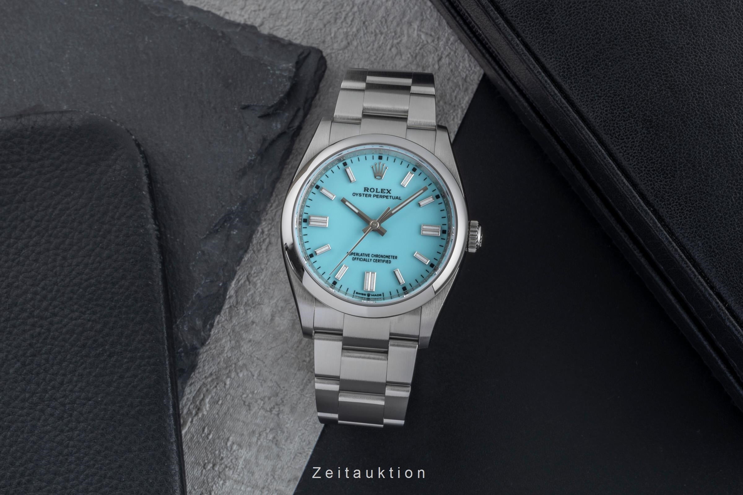 Rolex Oyster Perpetual acier automatique montre pour hommes 126000  [2506598]