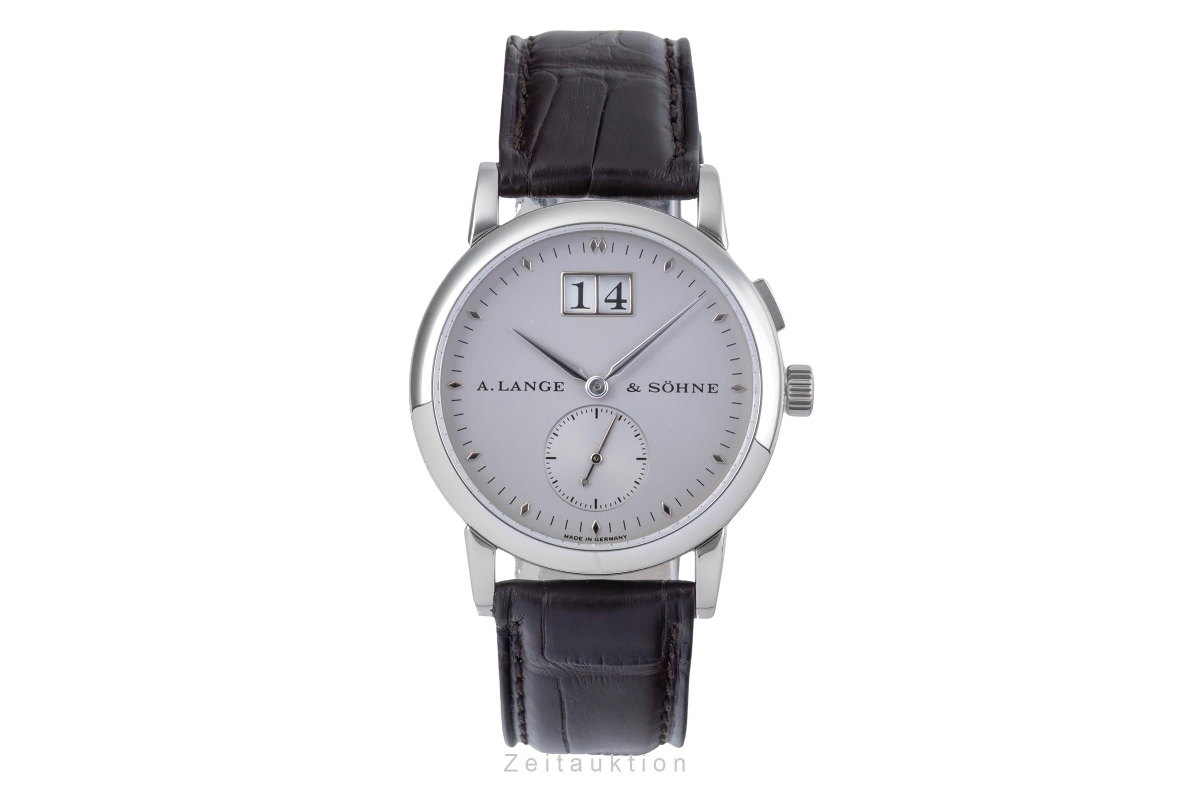 A. Lange & Söhne Saxonia platinium manual winding Kal. L941.3 Ref